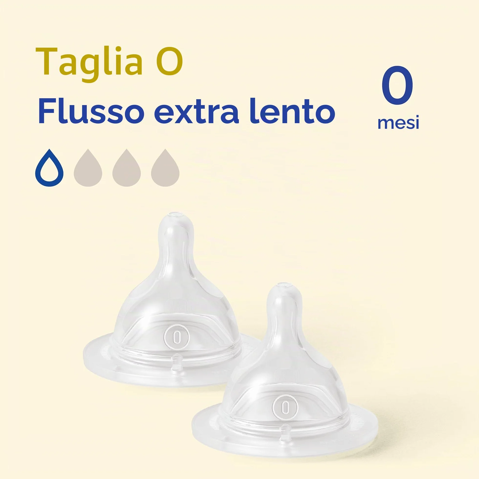 MAM, Tettarelle a flusso extra lento, misura 0, adatte per neonati, in silicone SkinSoft, per biberon, adatte a tutte le bottiglie MAM e per l'alimentazione del bambino, confezione da 2