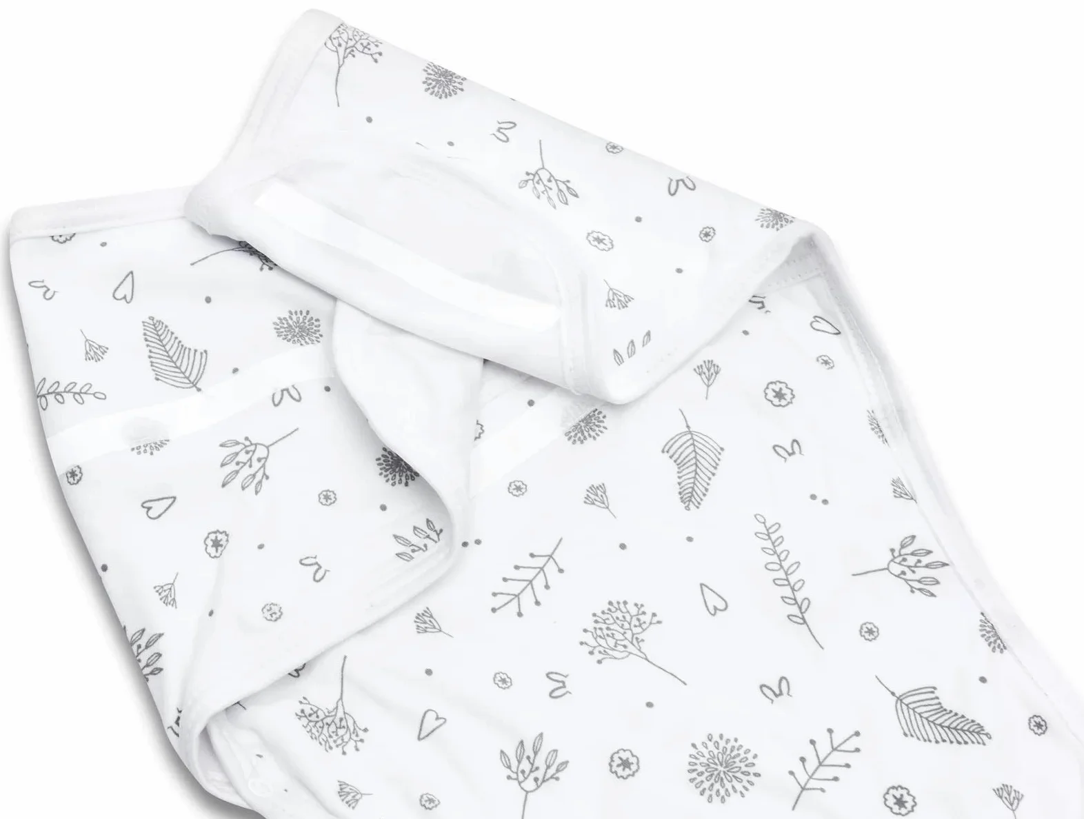 Bellochi Swaddle Neonato Sacco Nanna Neonato 0-3 Mesi – Set di 2 Coperta Avvolgenti Neonato – Certificato – Cotone Morbido e Delicato – Grigio