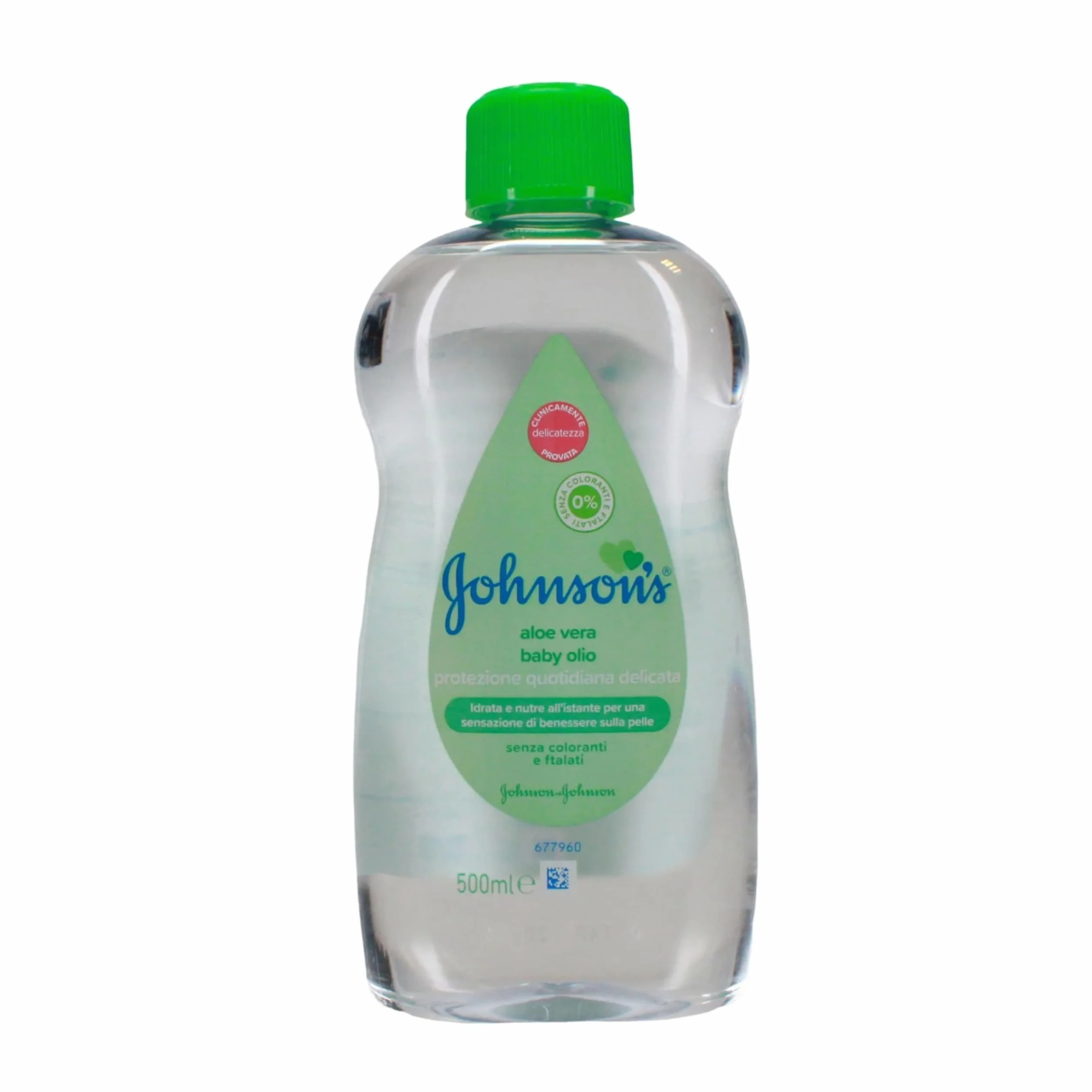 4 x Johnsons's Baby Oil"Aloe Vera" - 500 ml
