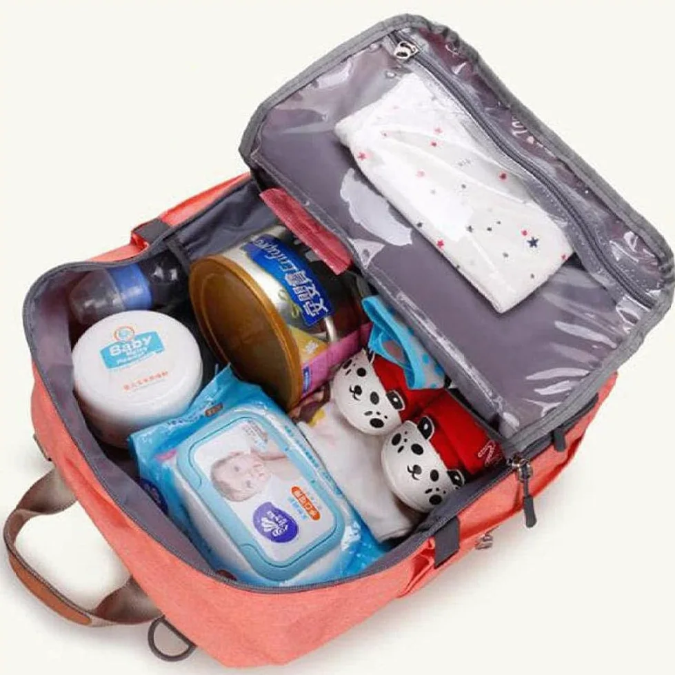 Zaino Mamma Multifunzione, Neonato Fasciatoio Bambino Impermeabile Borsa Grande capacità, Borsa Fasciatoio Passeggino Universale, 2 Tasche isolanti Bottiglia per Viaggiare papà (Color : Blue)