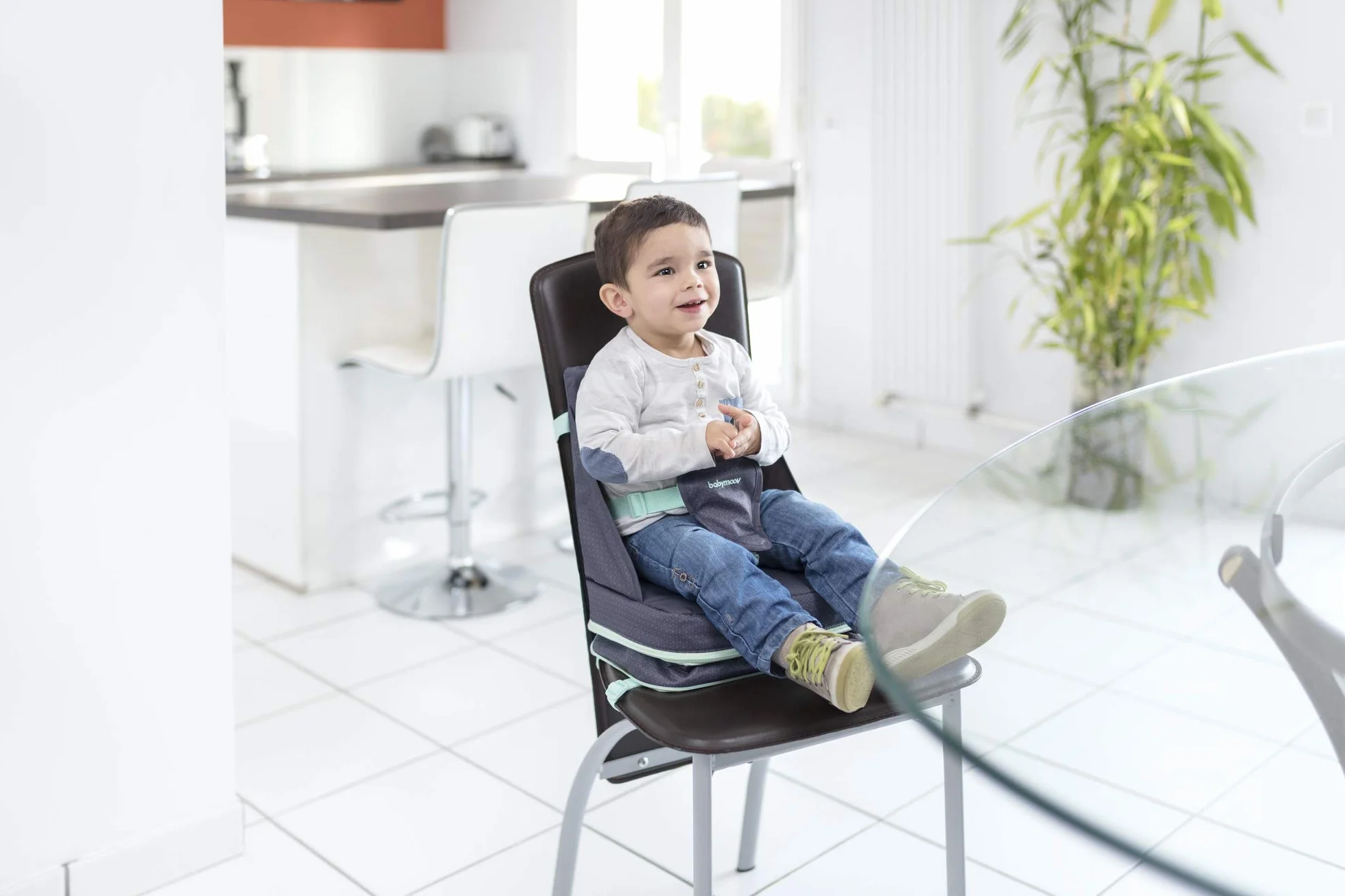 Babymoov Rialzo Sedia Up&Go - Compatto - Portatile - Regolabile in altezza - Da 6 a 36 mesi - Peso massimo 15 kg