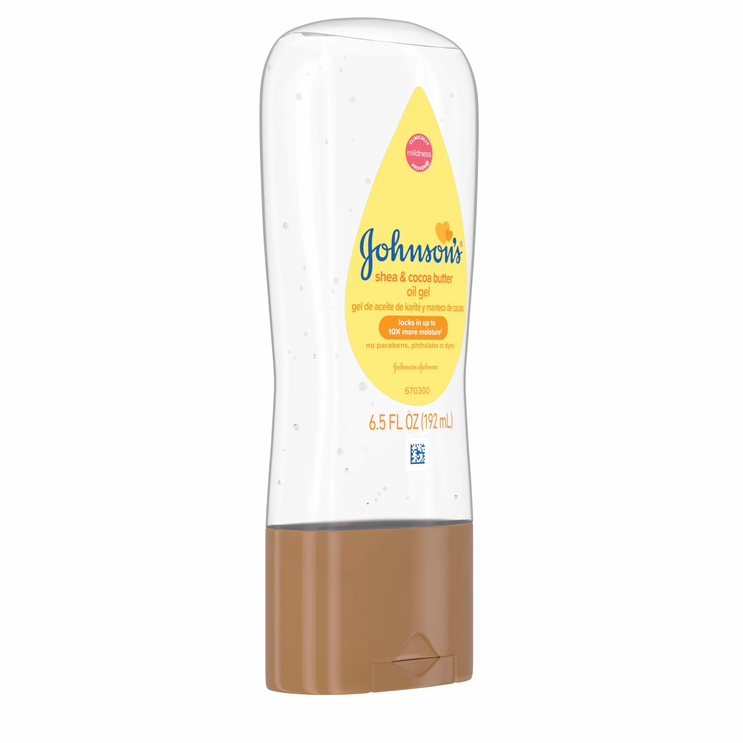 Johnson's Baby Oil Gel, Shea & Cocoa Butter, 6.5 Ounce by Johnson's Baby