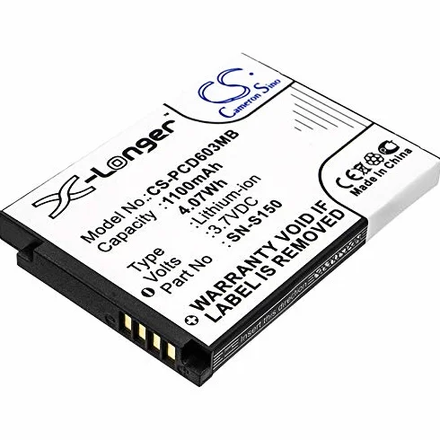 TECHTEK Batteria 1100mAh compatibile con [Philips] SCD-603/00, SCD-603H, SCD603, SCD603/10, SCD603/20 sostituisce 20600002300, 996510061843, N-S150, SN-S150