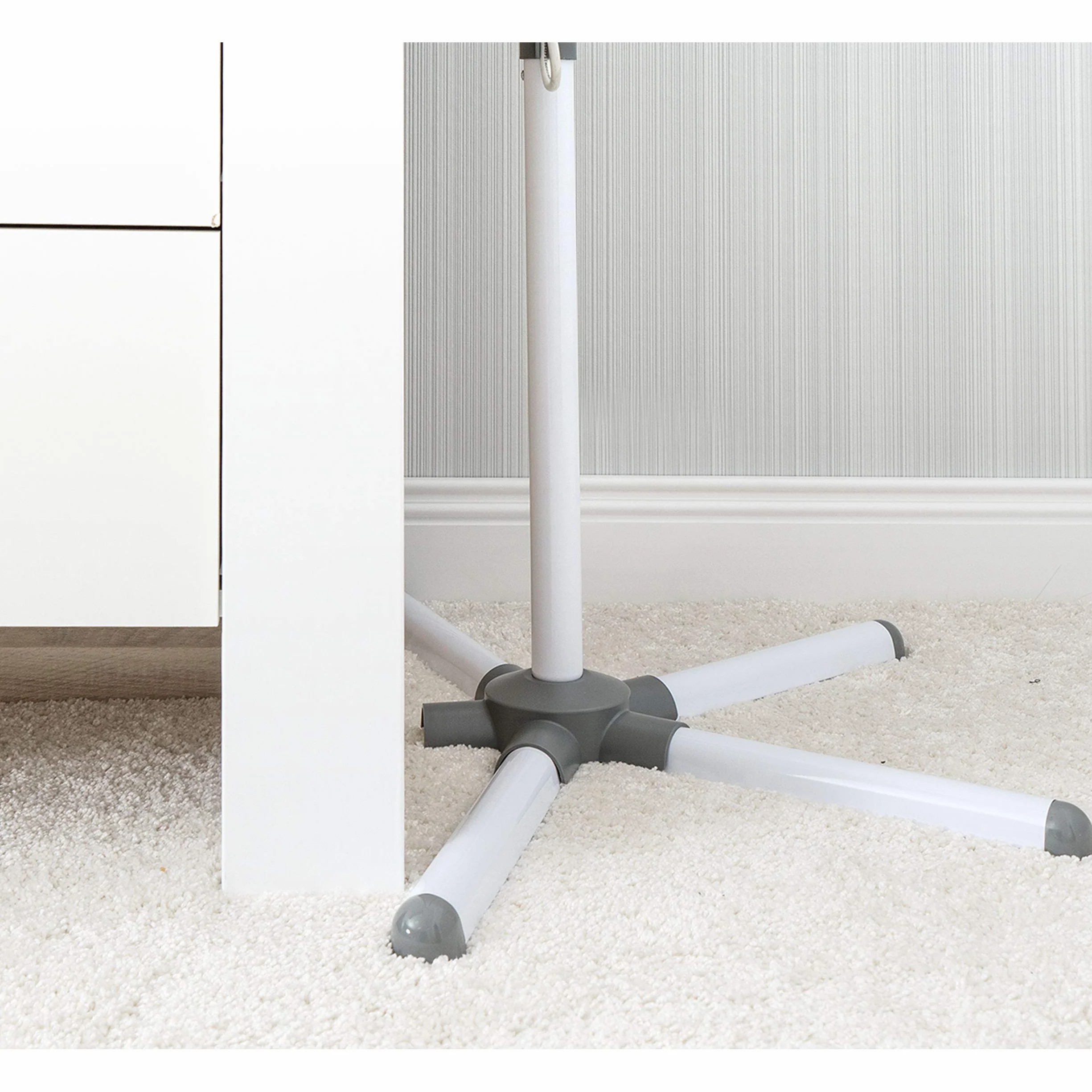 Reer EasyHeat Flex fasciatoio riscaldatore radiante con supporto lampada riscaldante per bambini design compatto 1 pezzo (1 confezione) bianco, 230V/500W