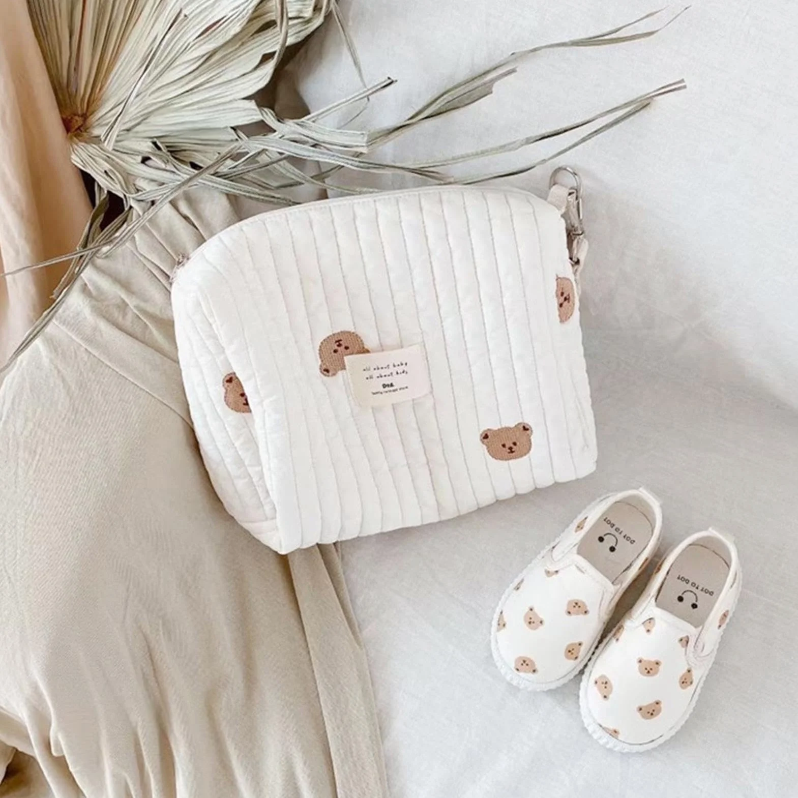 Borsa Per Pannolini Portatile Universale Per Bambini, Organizer Per Passeggino Facile Da Pulire, Grande Capacità, Tasca Con Cerniera, Riutilizzabile