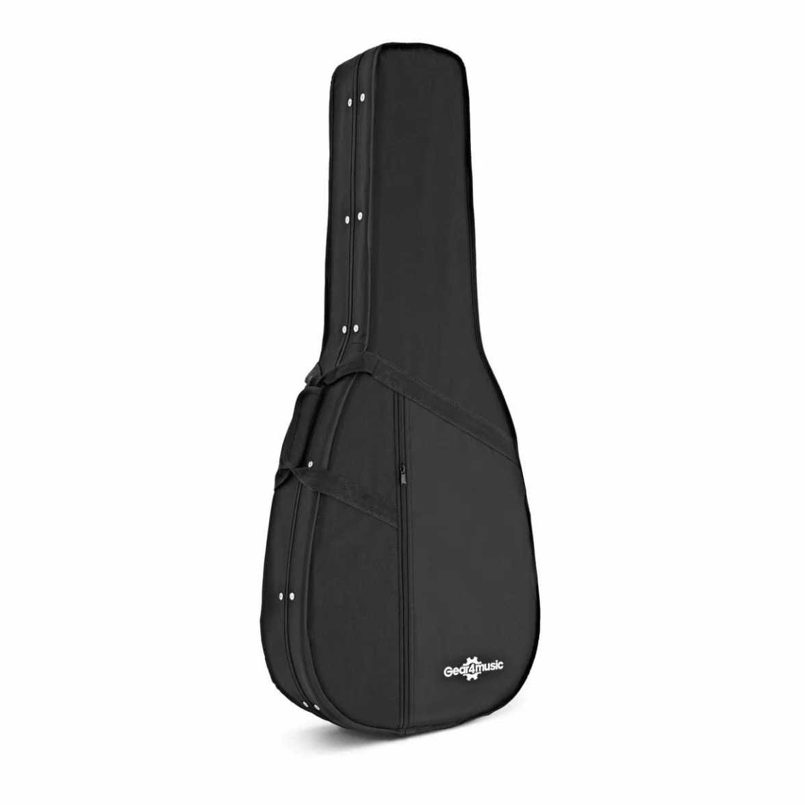 gear4music Leggera custodia in schiuma per chitarra acustica con cinghie