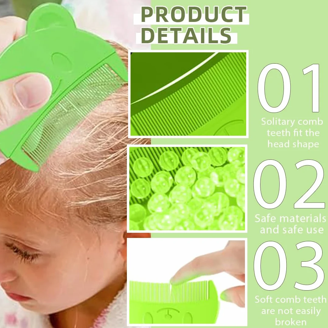 Spazzola da Bagno 3 Pezzi Pettine Neonato - Pettine Crosta Lattea in Silicone per Massaggio Cuoio Capelluto, Spazzola per Bambini (B)