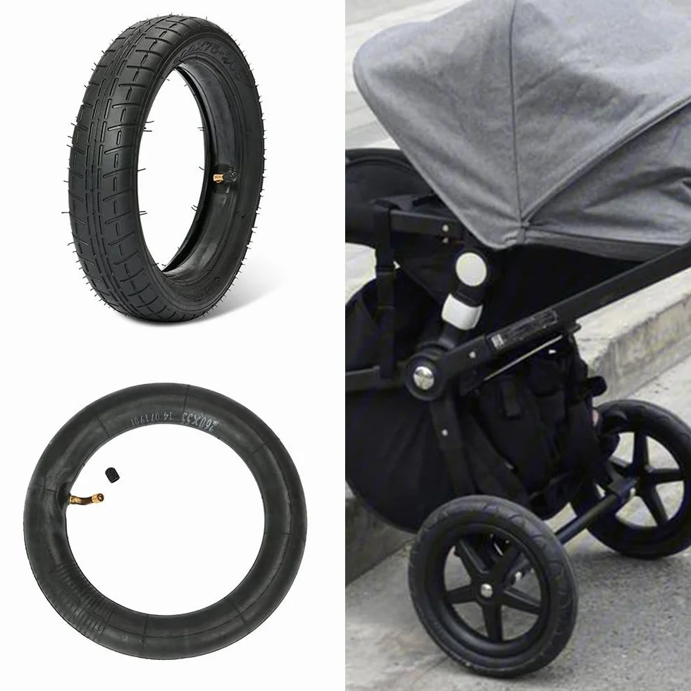260x55mm Bambini 3 Ruote Bambino Mano Spinta Gomma Tubo Interno Pneumatico Esterno-1pcs camera d'aria