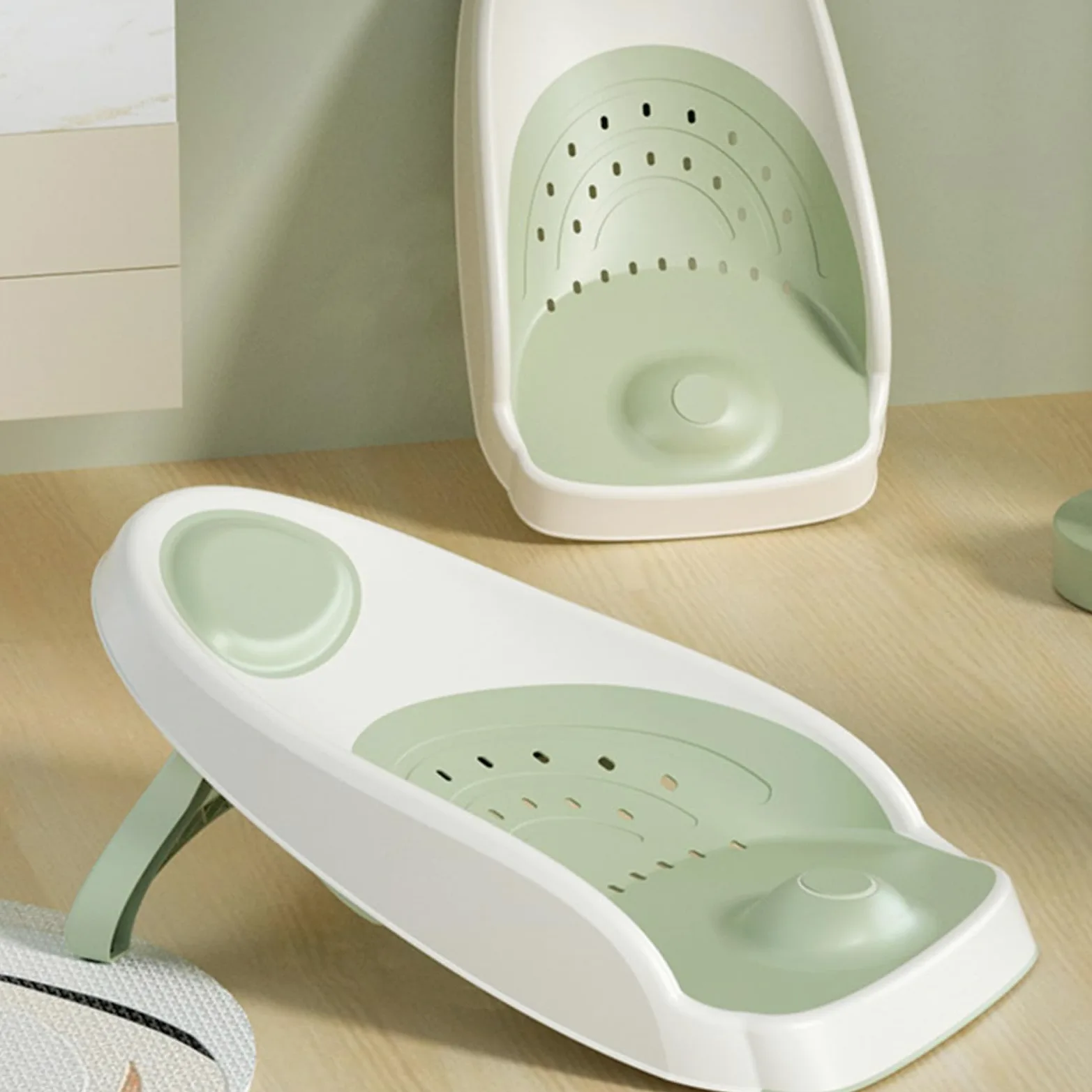 Supporto per bagnetto,Cuscino di supporto per bagnetto | Sedia da doccia per bambini Bather Easy Rinse,Supporto ergonomico per il bagno dei bambini, seggiolino per vasca da bagno, se