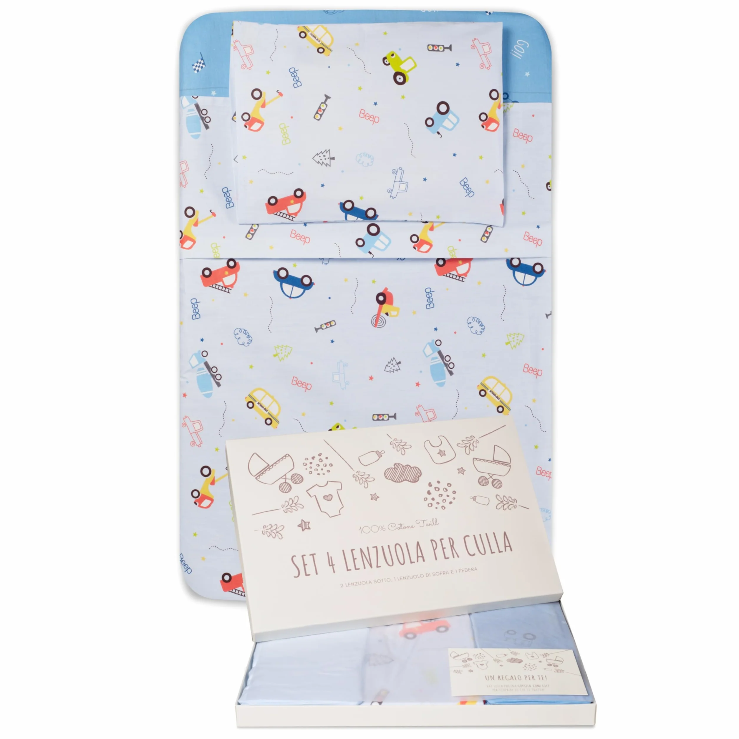 Goysila Set Lenzuola Next To Me Compatibile Chicco Next2Me Culle Materasso 83x50 100% Cotone Certificato Oeko-Tex 2 Lenzuolini con Angoli 1 Lenzuolo Sopra 1 Federa Lavabile Lavatrice Neonato