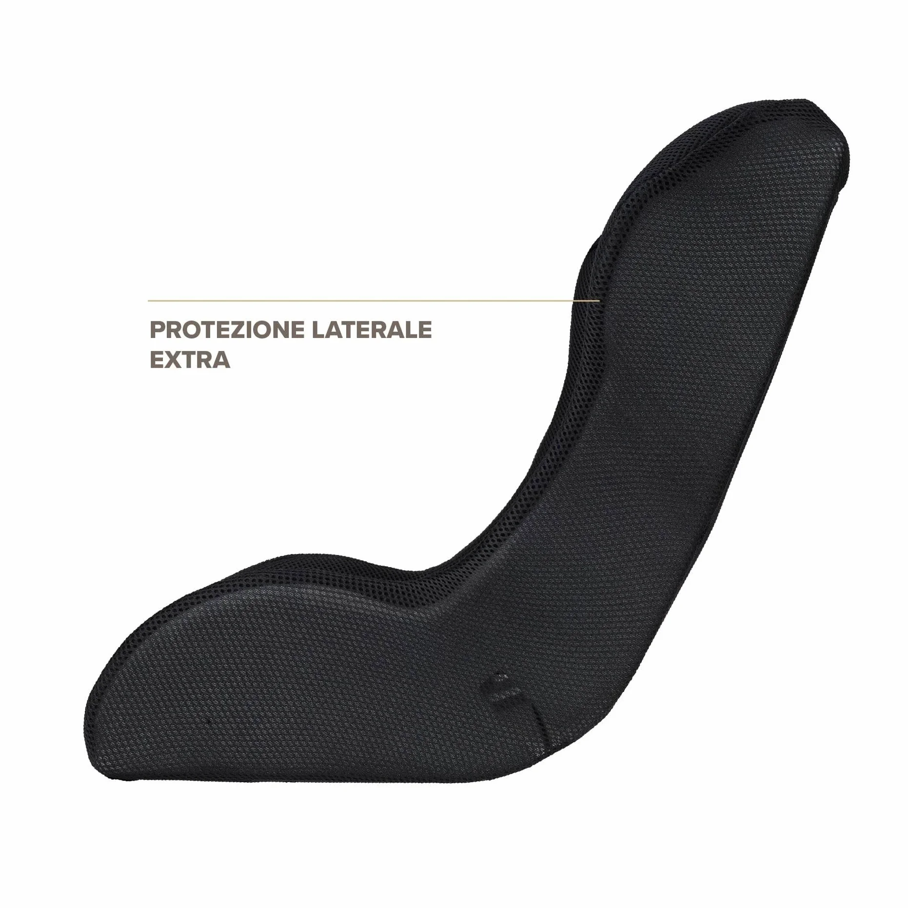 POLISPORT 8015000023 Mini Pelican Riduttore per Bambini All-Weather Senza Cintura di Sicurezza, Compatibile con Rimorchi, Passeggini e Cargo Bike, per Bambini 7–18 Mesi, Nero