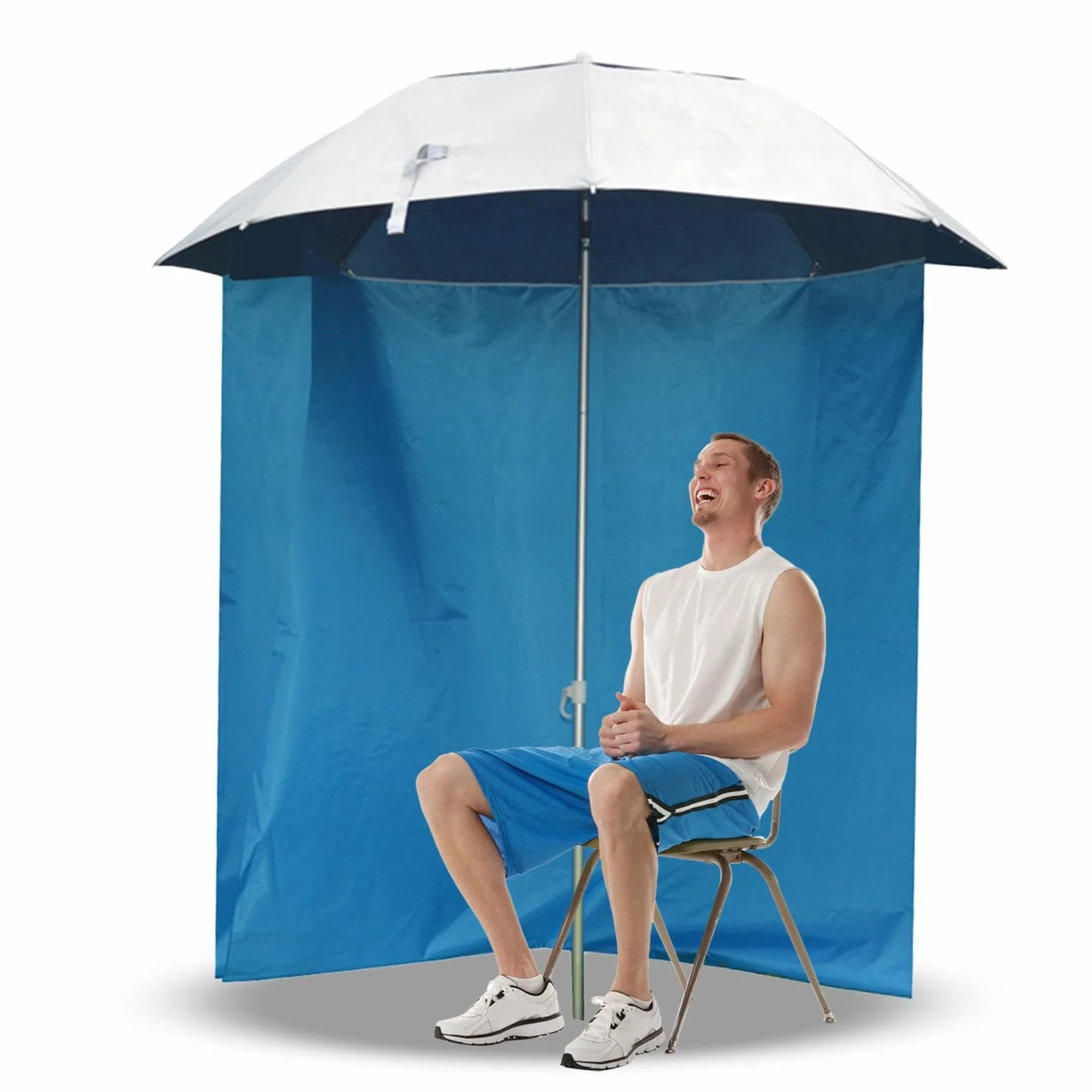 Panno per ombrellone da spiaggia, Panno per ombrellone portatile | Tenda da esterno con ombrellone - Design a mezza circonferenza, tessuto impermeabile per protezione dal sole e dalla pioggia