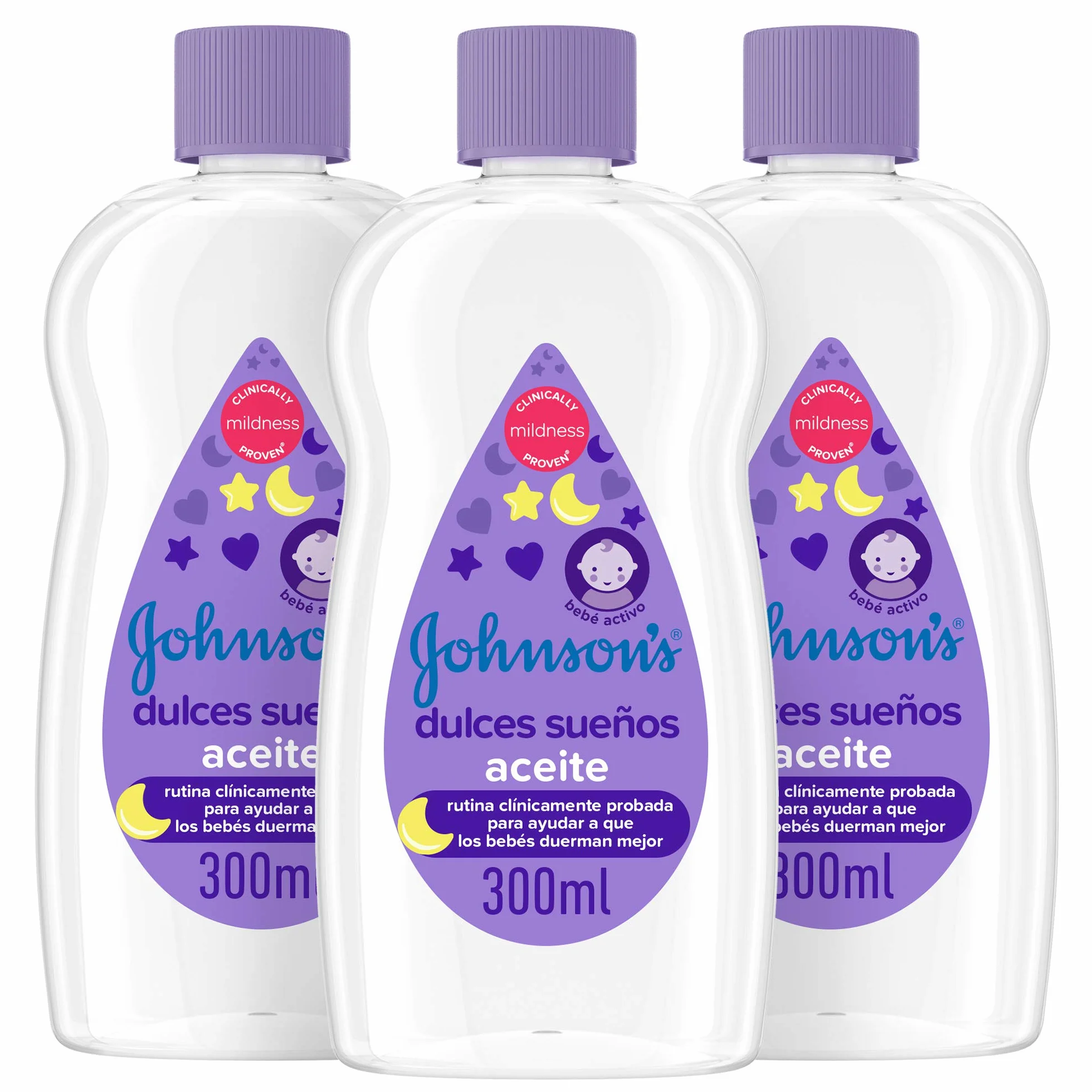 Johnson`S Baby Olio Di Lavanda Johnson S Corpo - 300 ml ( confezione da 3)