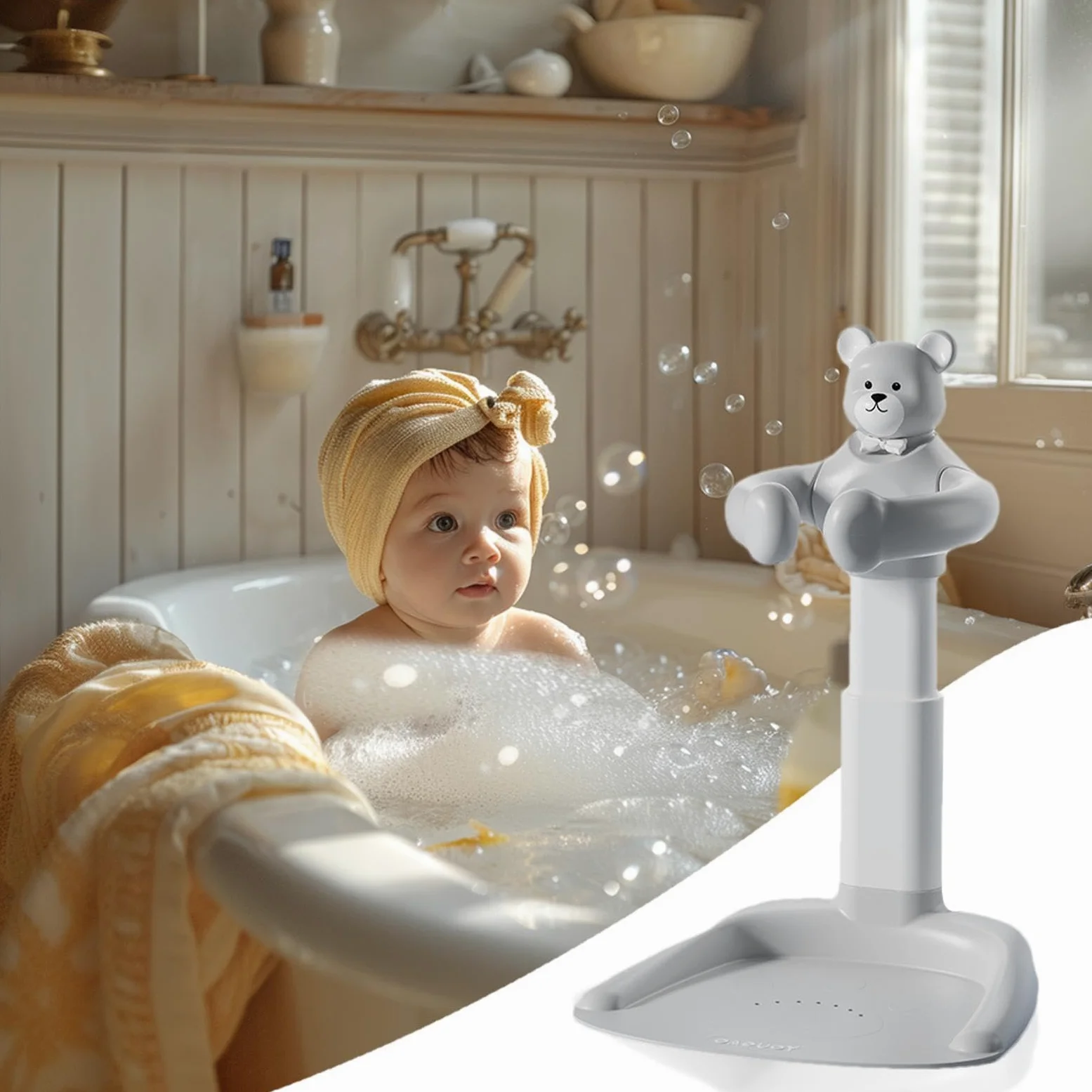 Supporto da bagno per, supporto per bagnetto | Supporto per bagnetto Base antiscivolo In piedi,Maniglia per sedia da bagno con maniglia per sedia portatile regolabile per la mamma