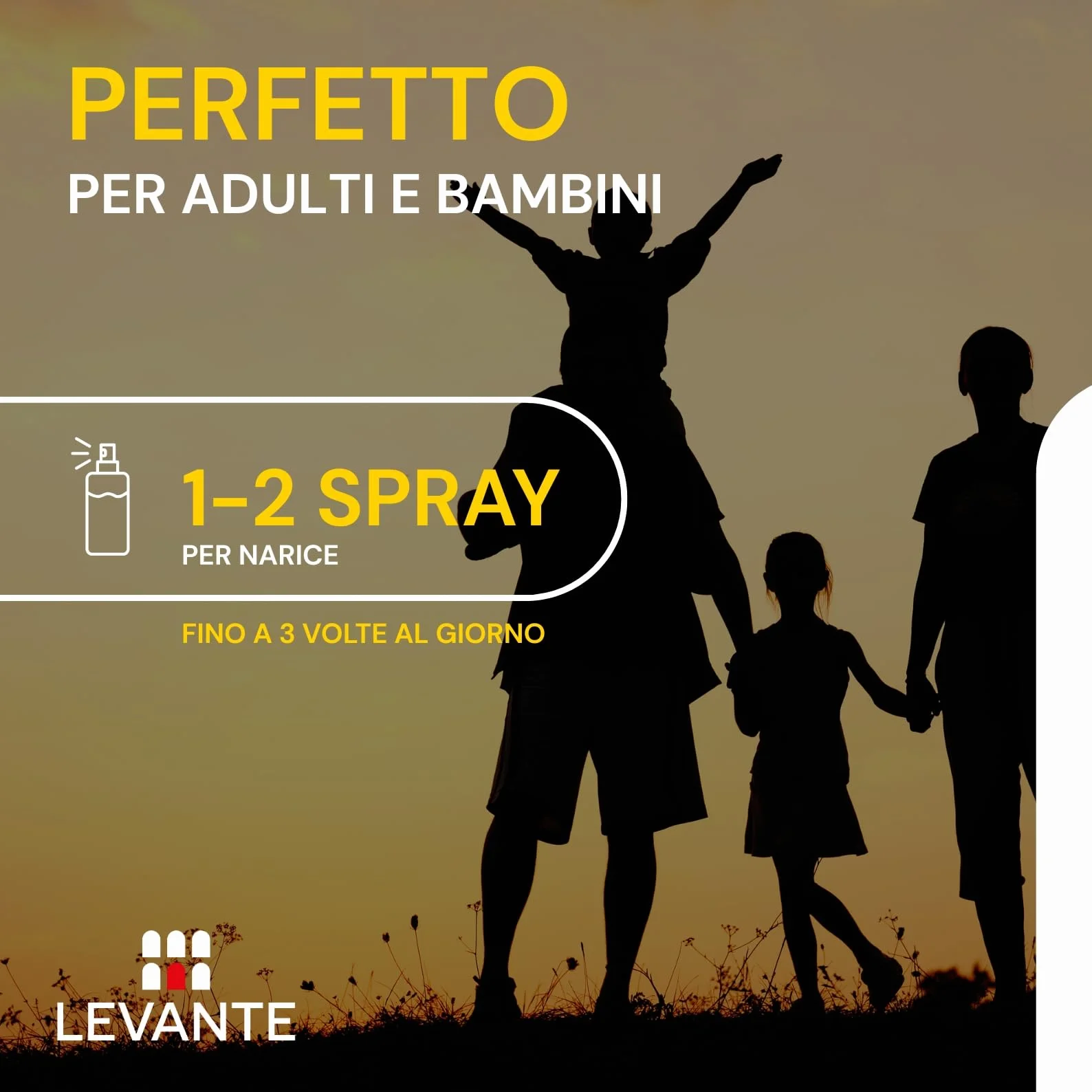 RILEVANTE Spray Nasale Decongestionante Balsamico 30ml per Pulizia Fosse Nasali Sollievo da Naso Chiuso e Raffreddore Spray Nasale Bambini e Adulti Con Eucalipto, Mentolo e Canfora