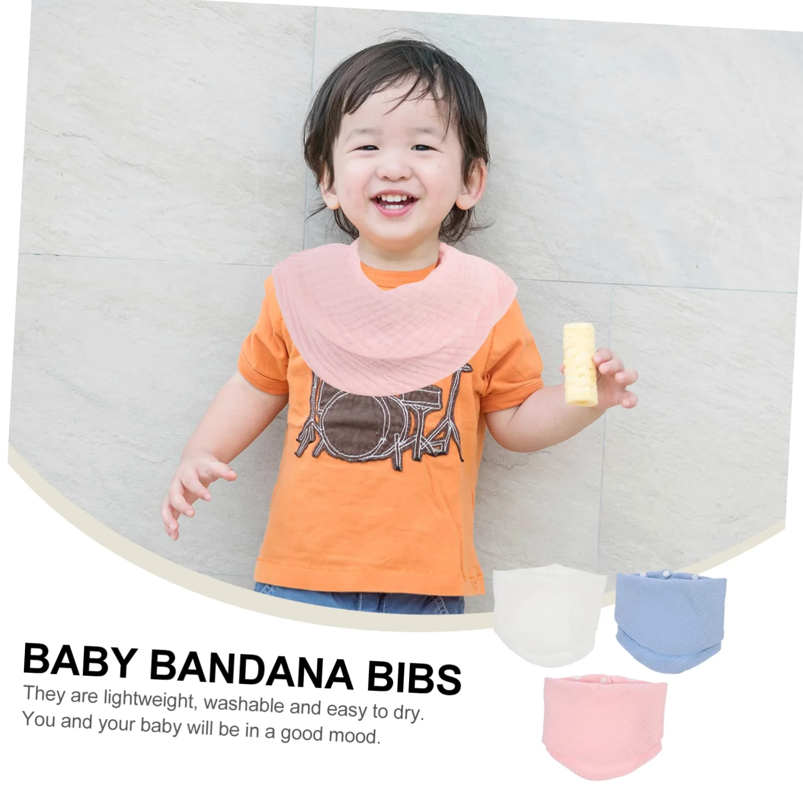 ifundom 9pezzi Bavaglini Bandana Morbidi e Assorbenti Per Cotone Muslin Per Alimentazione e Ruttini Proteggono Liquidi e Mantengono Collo Asciutto