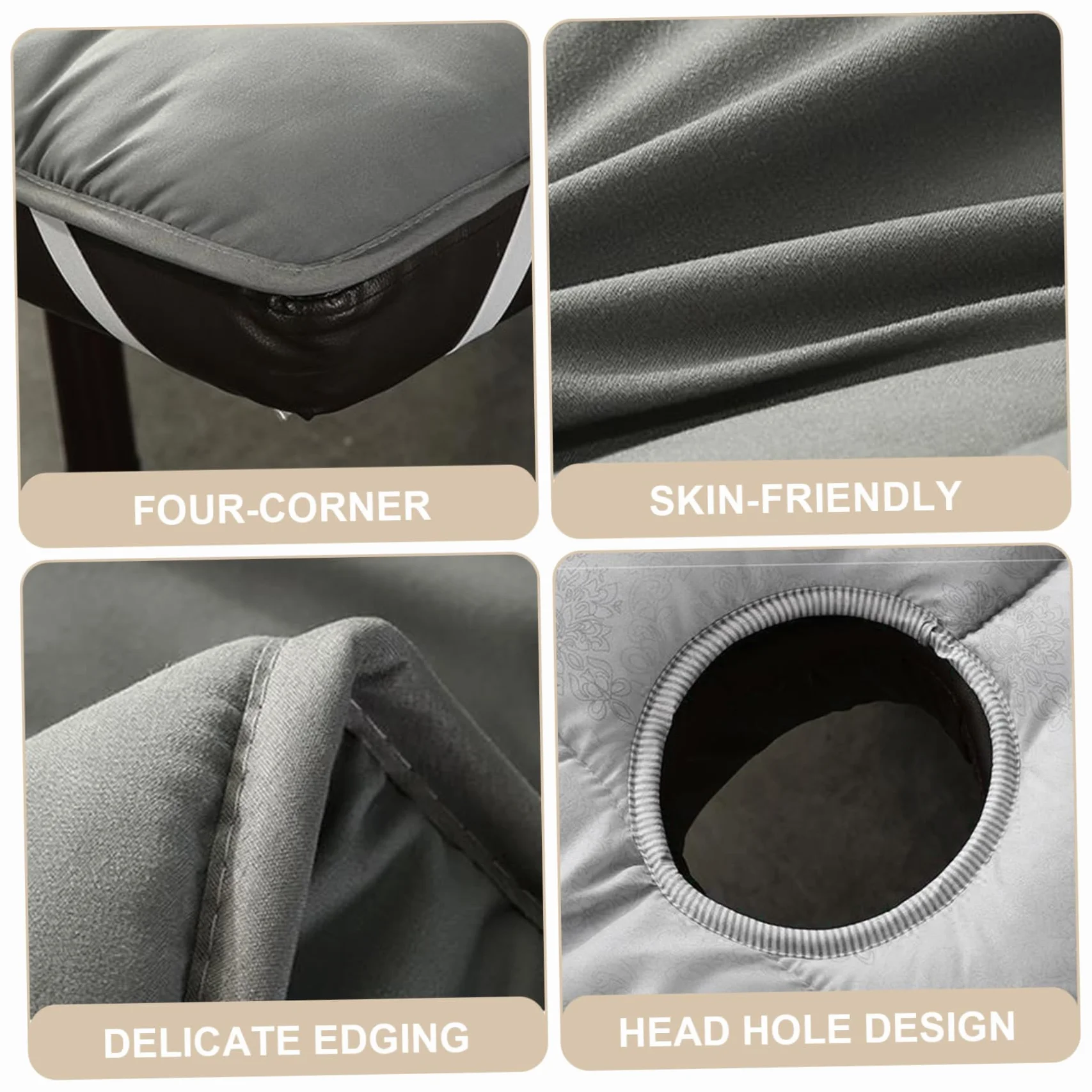 Materassino per lettino da massaggio, con foro per il viso, 74, 8x27, 6 pollici, spesso, per lettino da massaggio, morbido e confortevole, per centro estetico, spa, donna, forniture, materassino pe