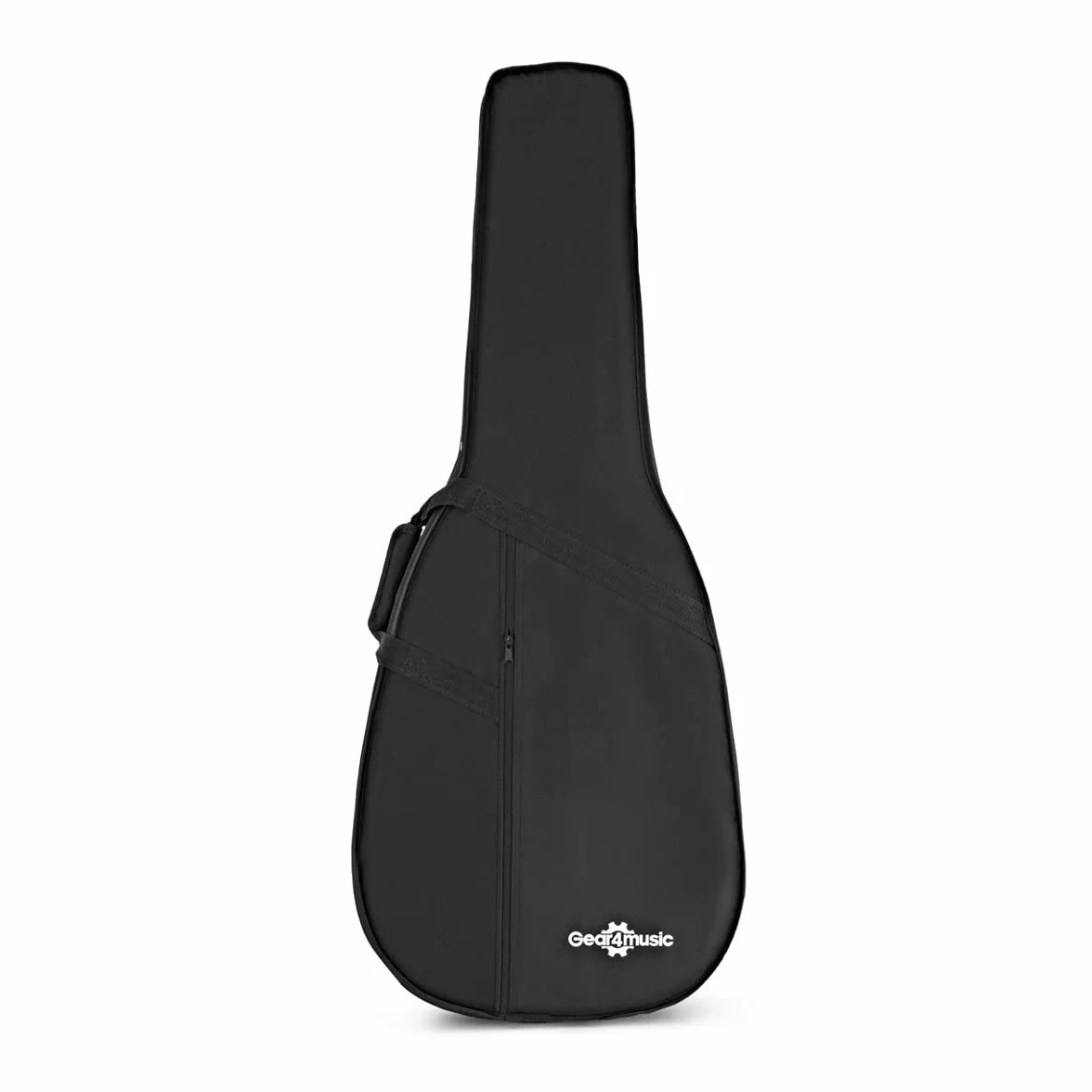 gear4music Leggera custodia in schiuma per chitarra acustica con cinghie