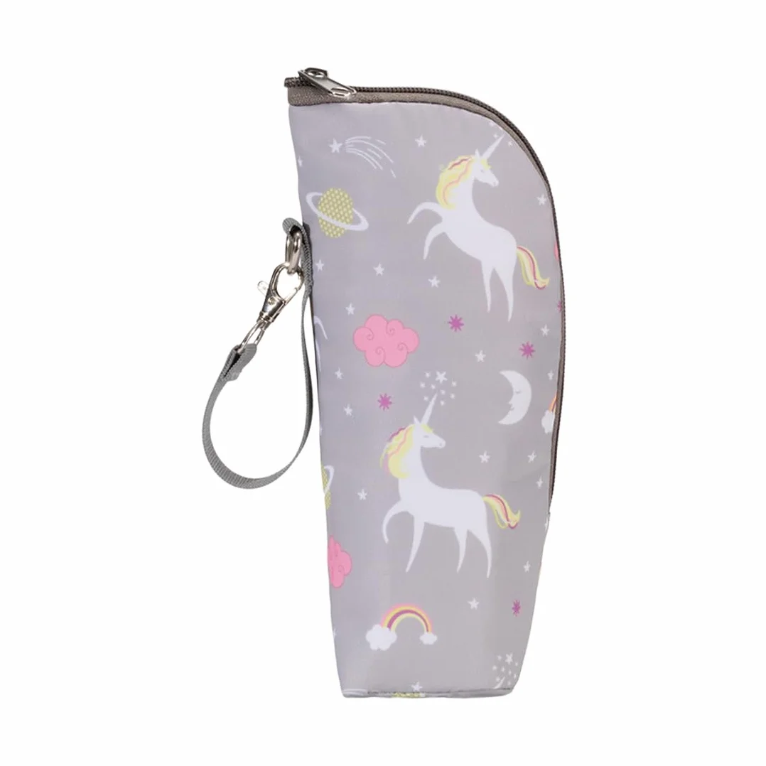 Porta Biberon Termico Borsa Termica con Strato Isolante, Borsa da Viaggio Portatile Appeso Latte Materno Acqua Stoccaggio Biberon Sacchetto di Isolamento