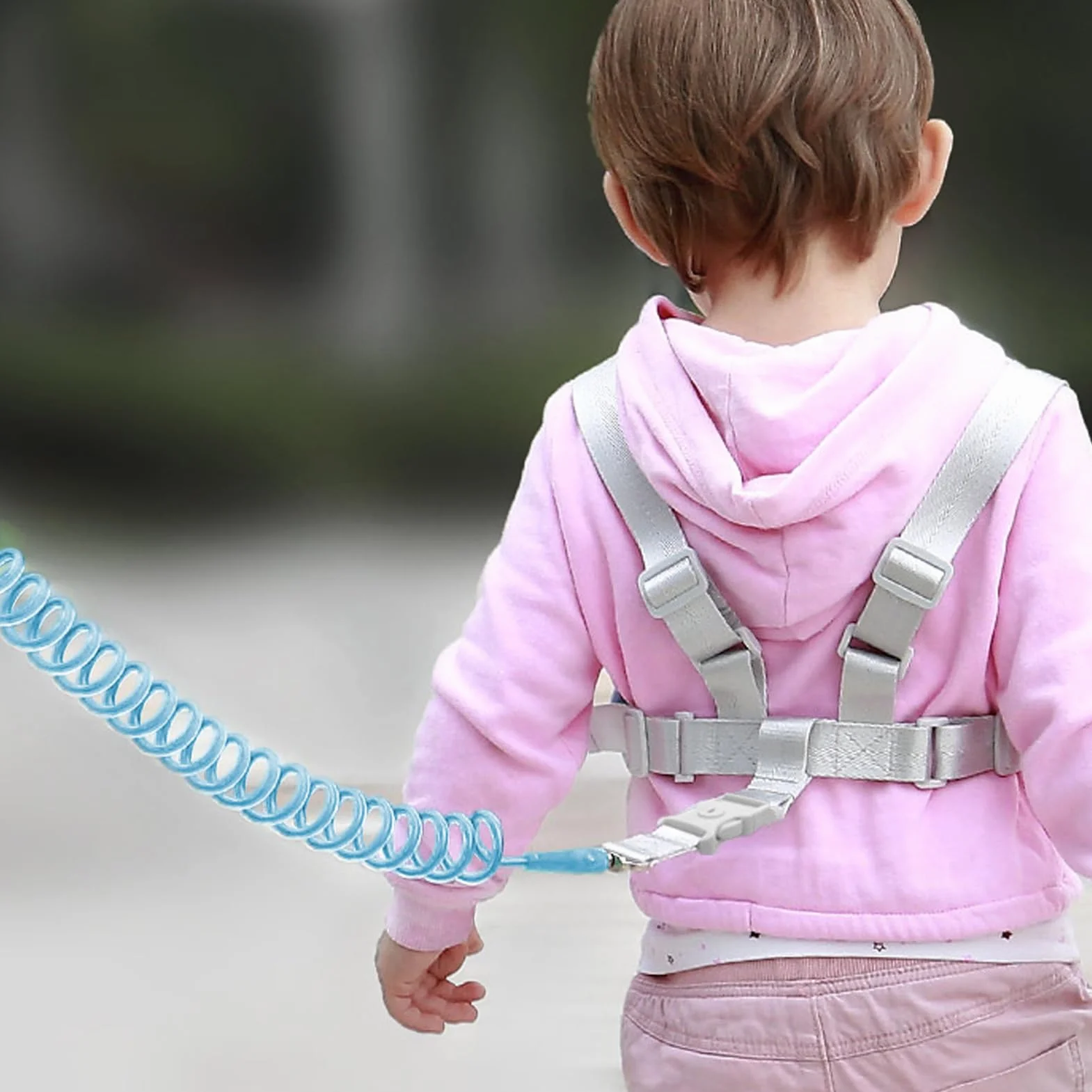 Imbracatura Di Sicurezza Per Bambini - Si Al Buio 3 1 Imbracature Per Bambii Con Guinzaglio, Cinturini Per Polsi | Cinture Anti-smarrimento Per L'assistente Alla Camminata Del Bambino. Il Br