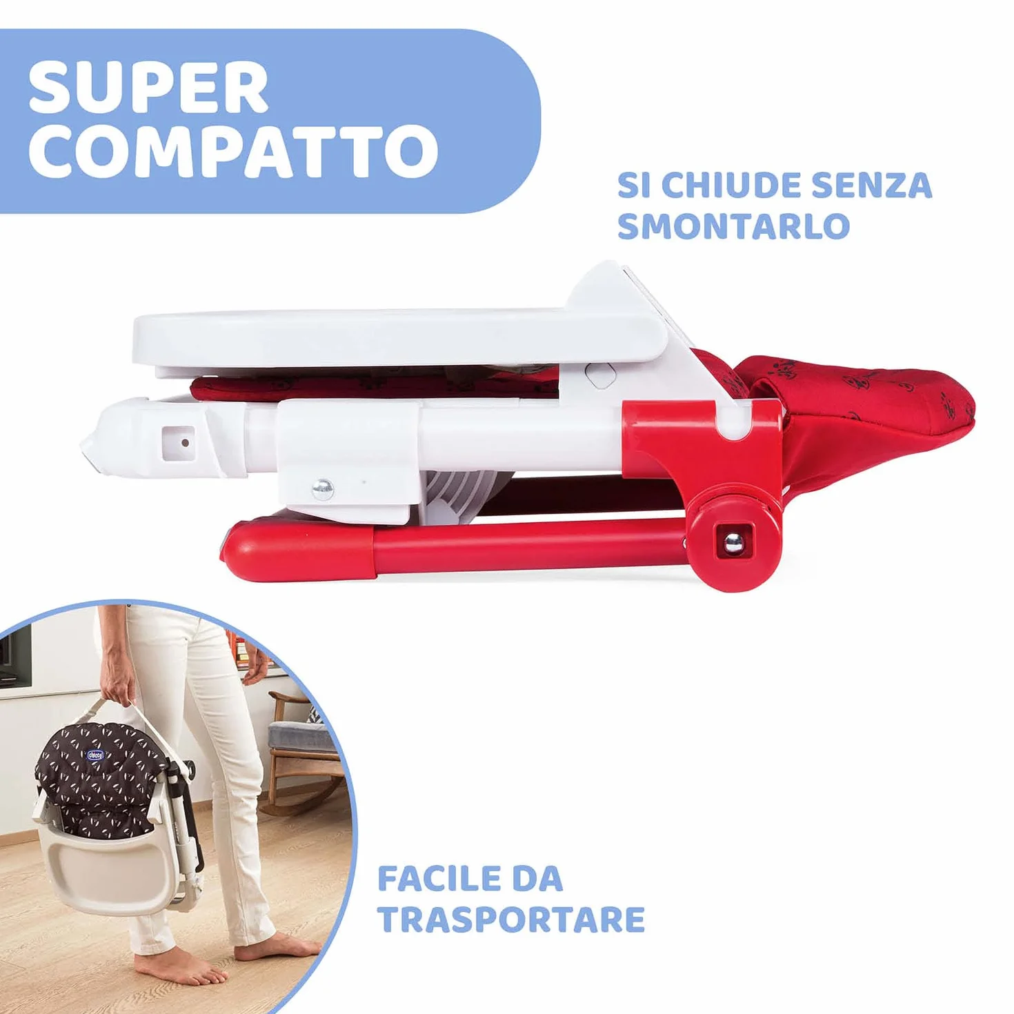 Chicco Chairy Booster Seat Lady Bug - 2.5 kg