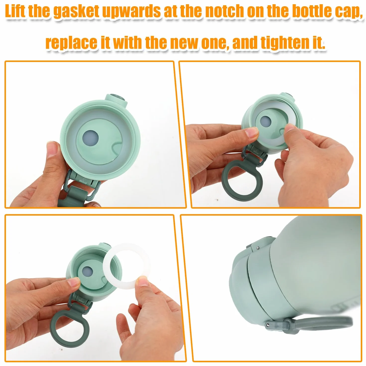 4pz Guarnizioni Ricambio per Momcozy Scaldabiberon, Guarnizioni Ricambio in Silicone Compatibili con Momcozy 17oz Portatili Scaldabiberon
