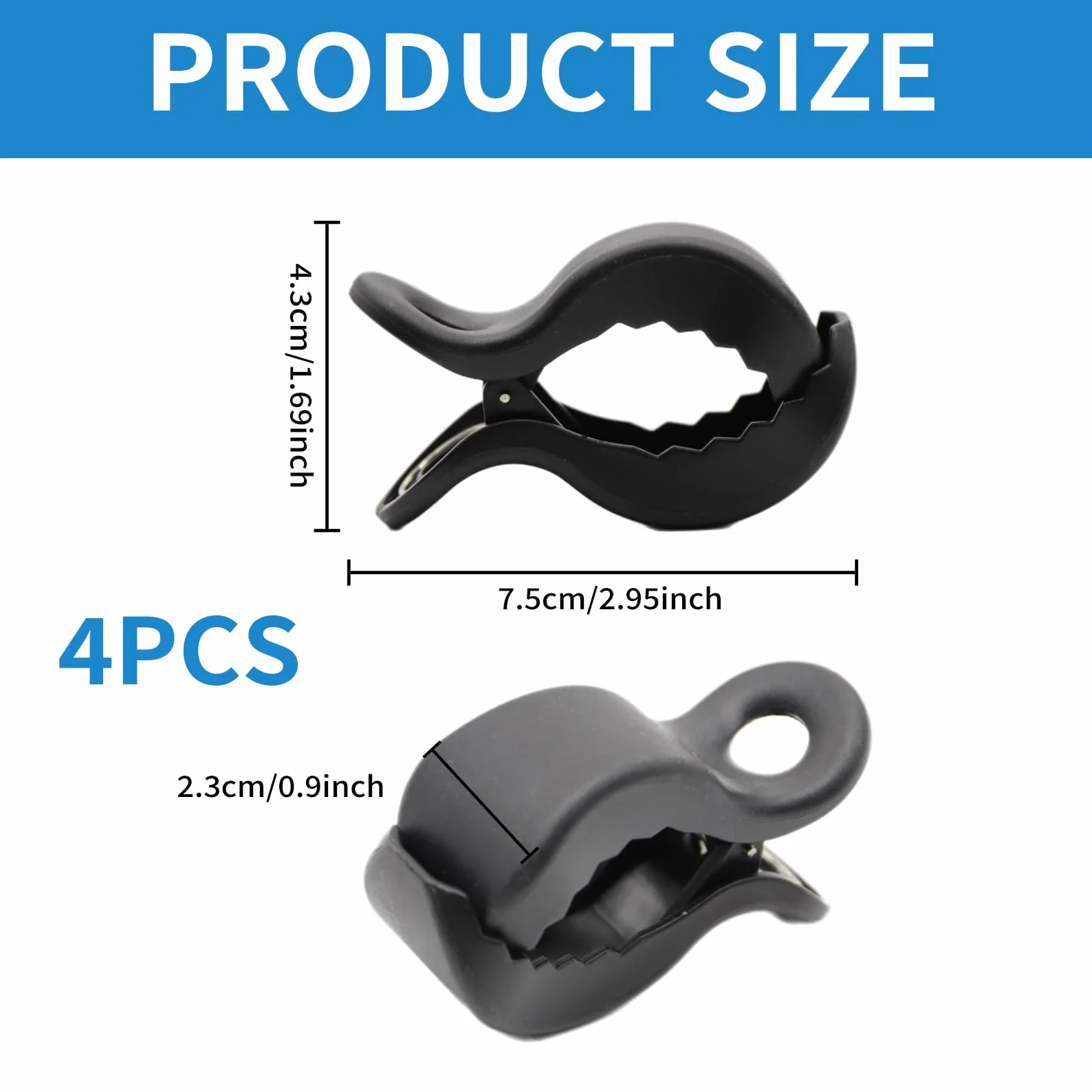 4 mollette per passeggino, clip per il fissaggio di giocattoli, clip per passeggino per ovetto, fissaggio di coperte, accessori per passeggini, sedie a sdraio
