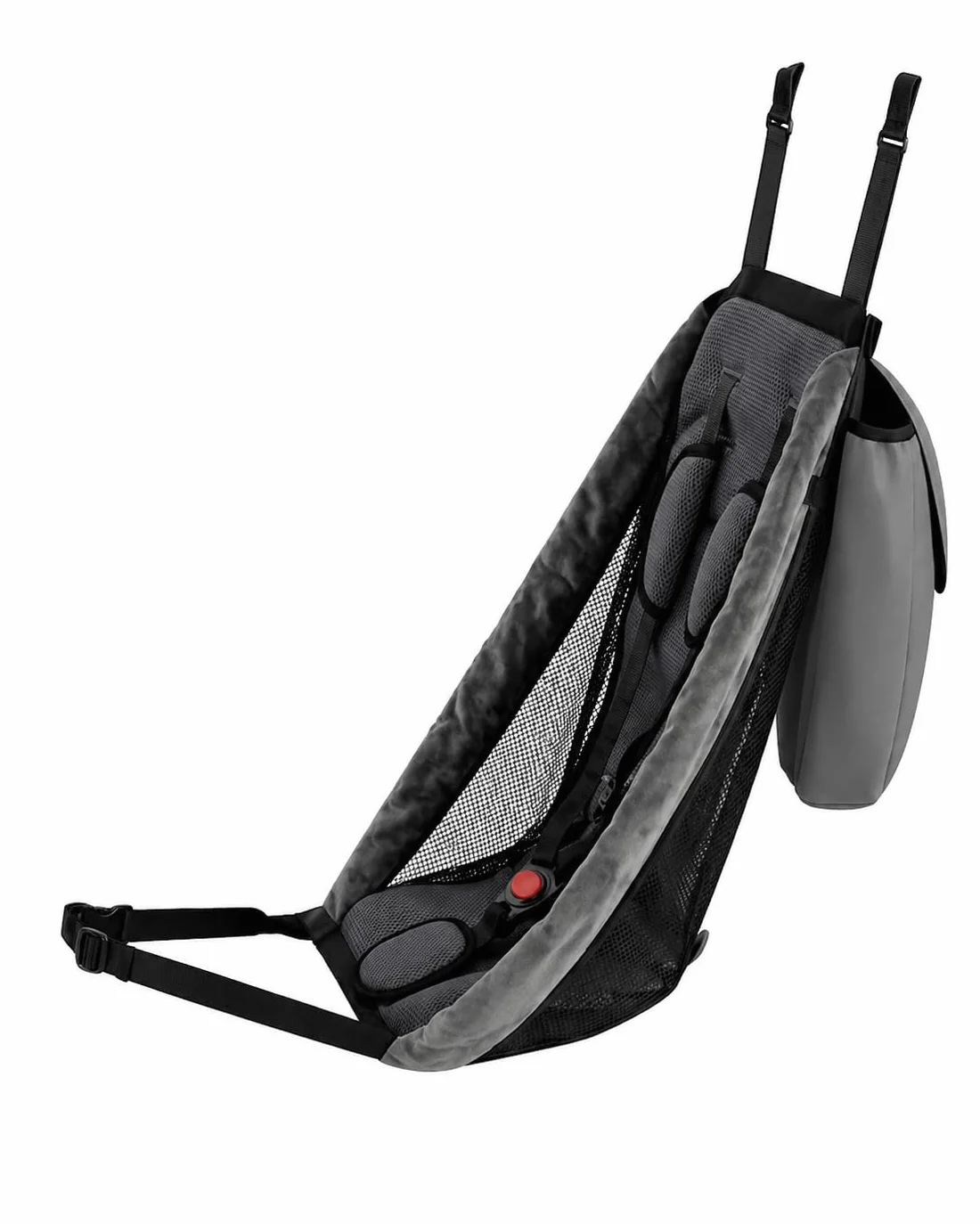 Sling accessorio staccabile per passeggini compatibili con libri, pieghevole in rete aggiuntiva con cinghie regolabili, installazione senza attrezzi, solo accessorio
