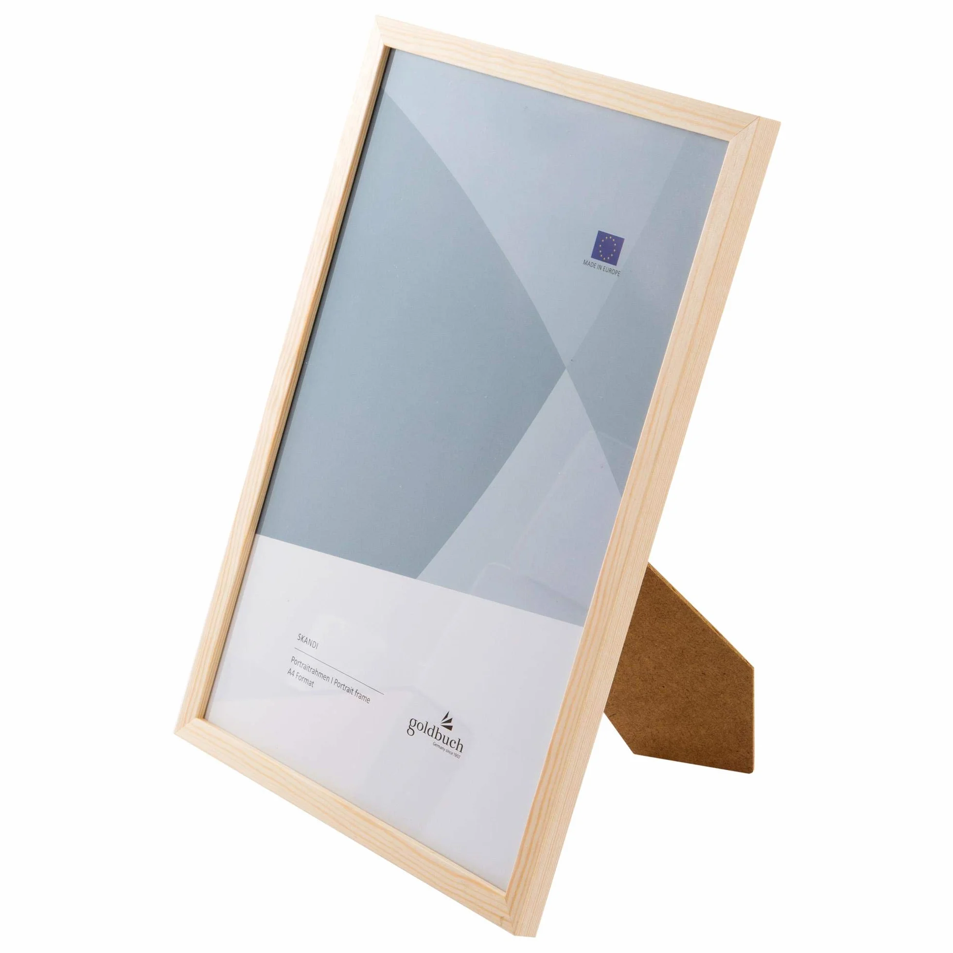 goldbuch Cornice Portafoto Skandi DIN A4 in Legno Naturale con Supporto da Parete