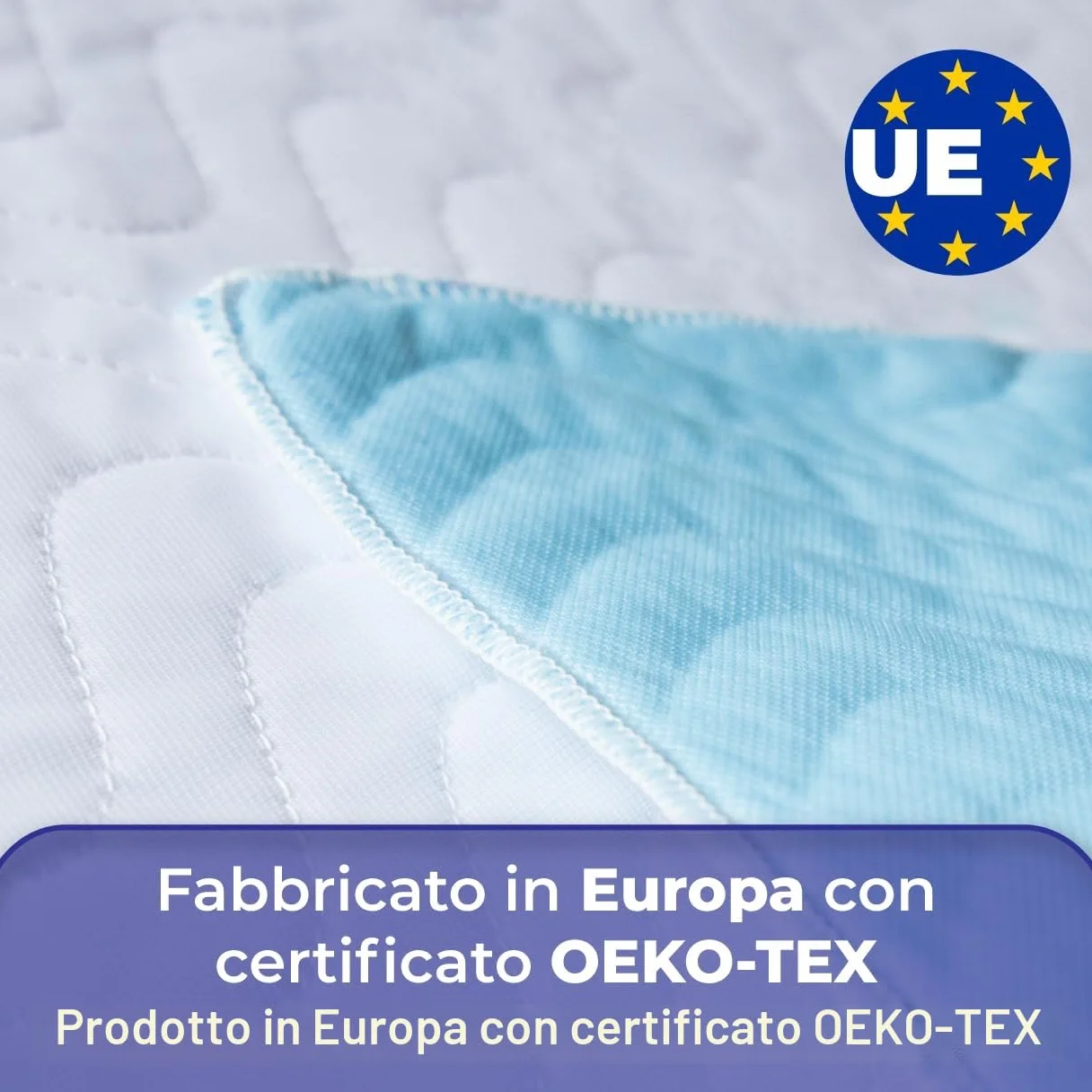 Traverse Letto Anziani Lavabili, Traversine Neonato Fasciatoio Fatto in Europa, Tappetini Igienici Per Cani, Oeko Tex Coprimaterasso Impermeabile, Telo Impermeabile Letto (80x90cm, Pack 1)