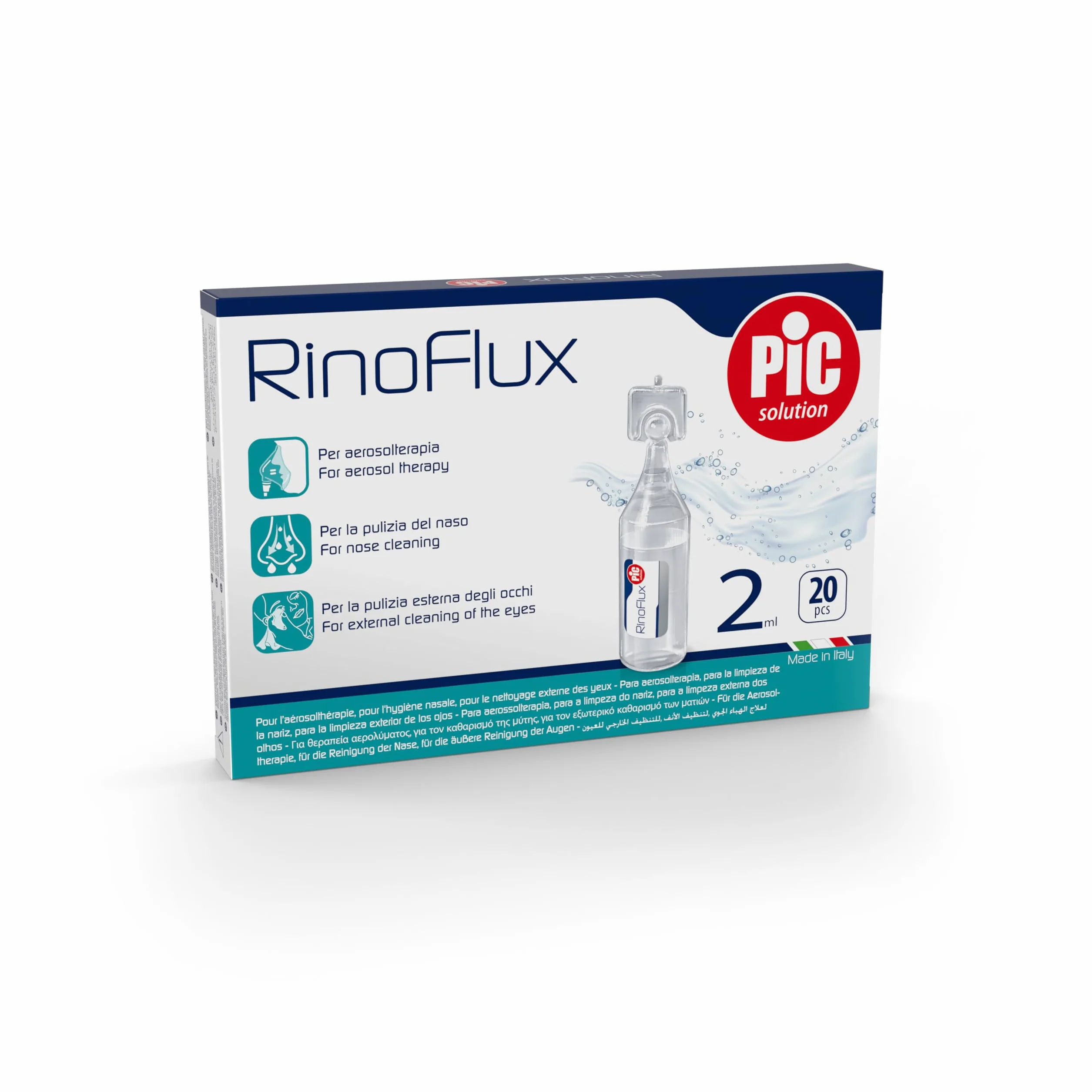Pic Solution Rinoflux Soluzione Fisiologica 2 ml - 20 unità