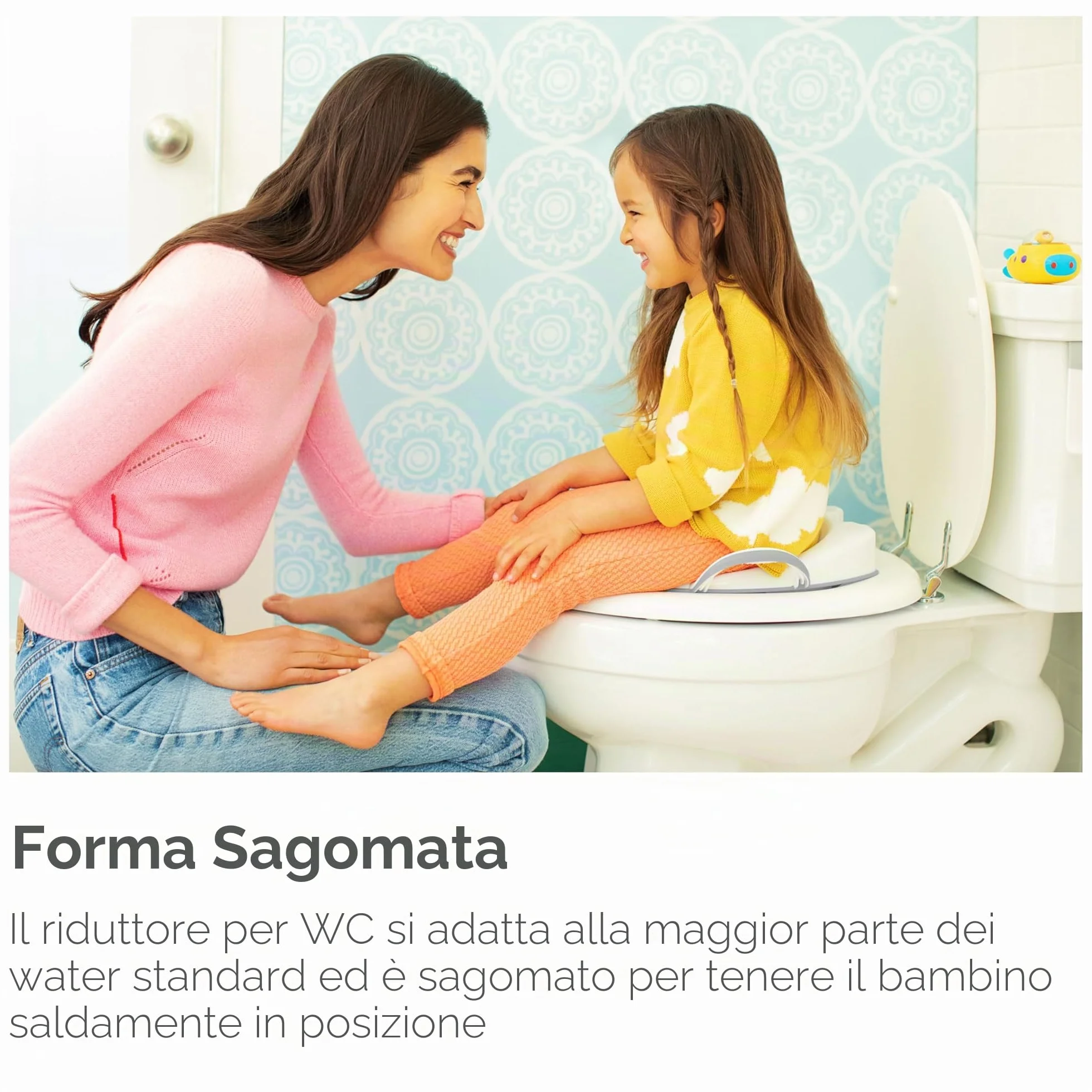 Munchkin Sturdy Seggiolino per il vasino per bambini, Seduta per addestramento vasino con maniglie, ottimo per bambini piccoli, Bianco