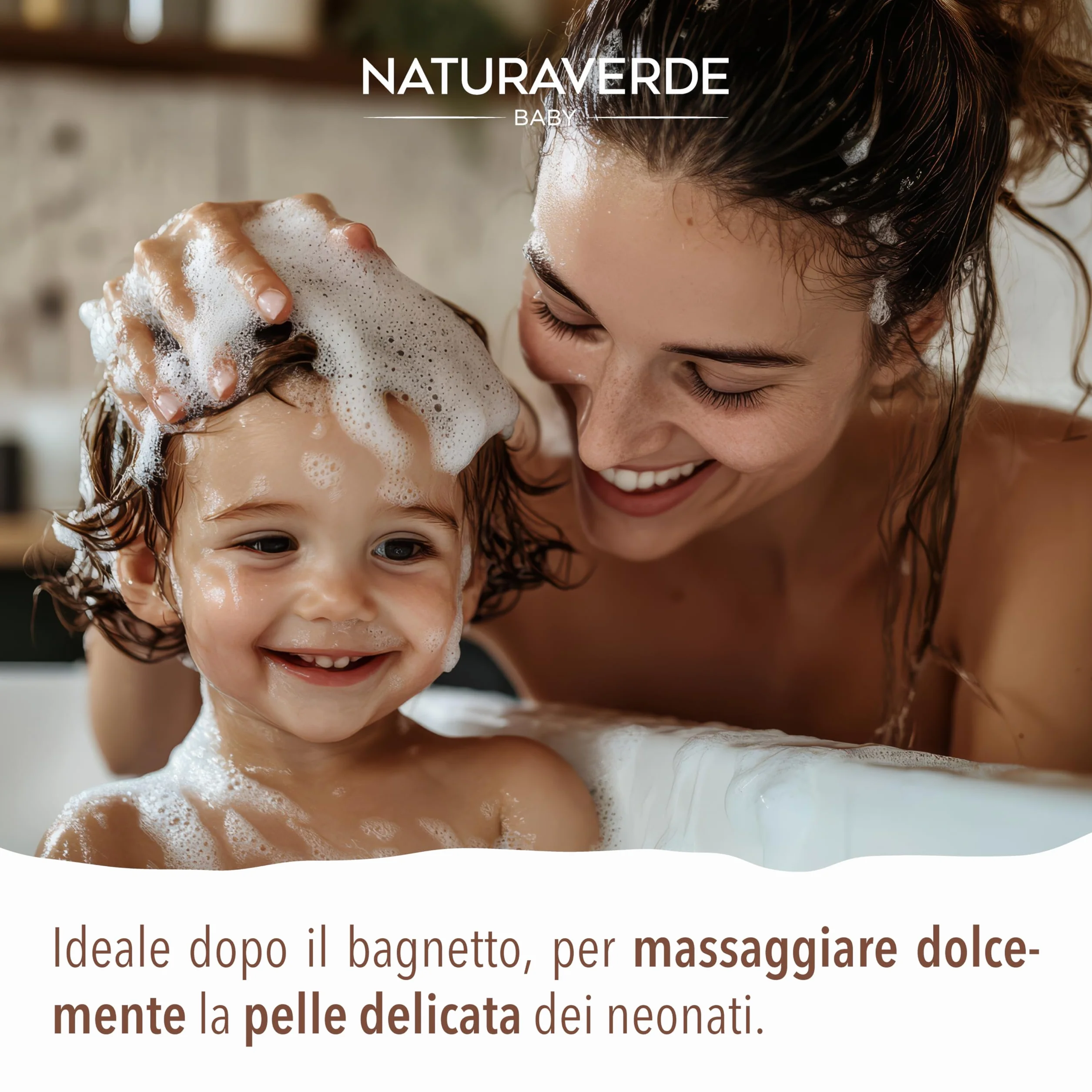 NATURAVERDE - Disney Baby Dumbo, Olio Massaggi Nutriente e Lenitivo 100ml, Con Estratti Vegetali, Ideale per Neonati