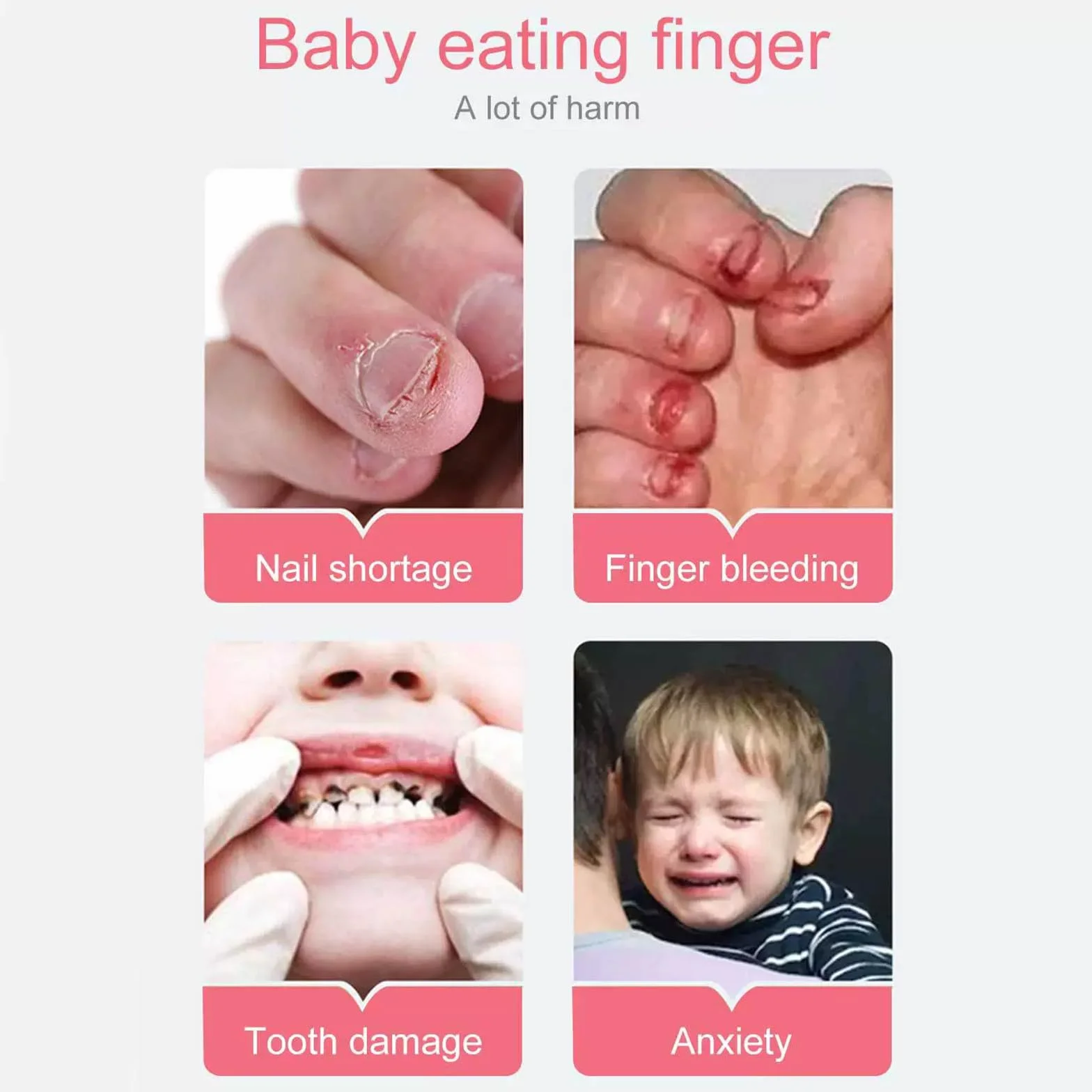 Stop Smalto per unghie per bambini e adulti, anti-masticazione delle unghie contro la masticazione delle unghie | Vernice naturale anti-masticazione delle unghie contro il succhiare il pollice (2