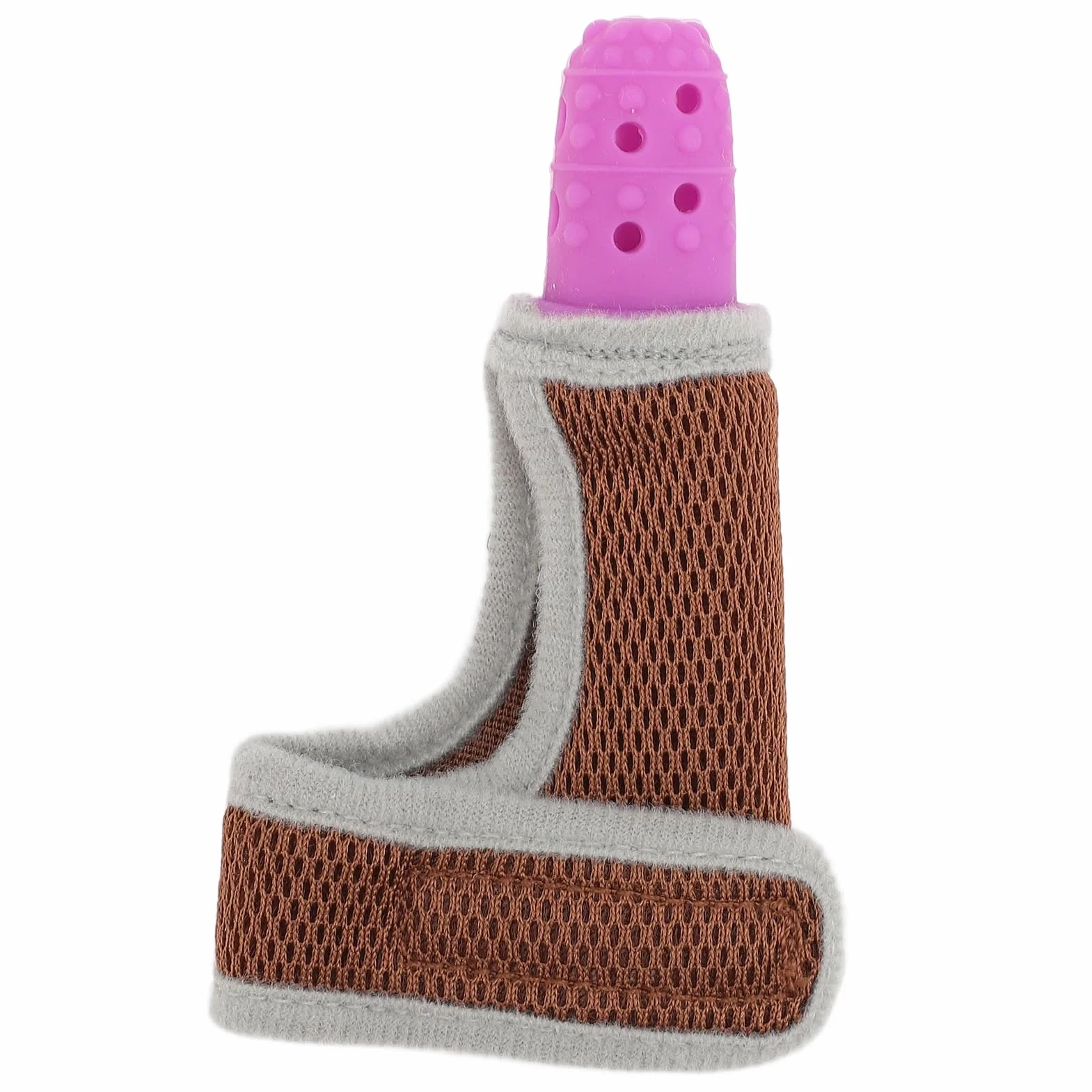 Dispositivo Per Succhiare il Pollice Per Bambini, Protezione Per le Dita in Silicone, Rete Traspirante, Trattamento Per Succhiare il Pollice Regolabile, 7M10Y, Blu, Con (PURPLE)