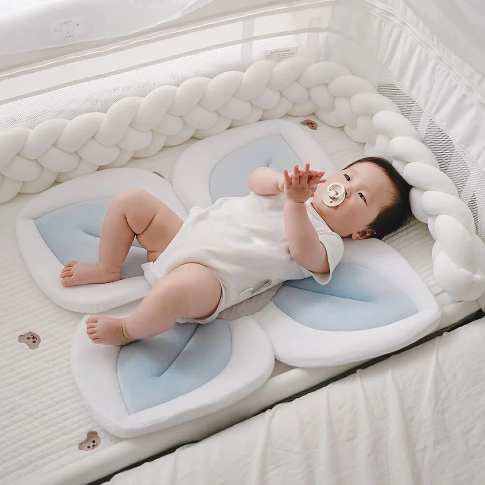 BEALIFE Comodo Cuscino per Bagnetto Liquidity Pamper Little One Panno per Bagnetto Fiore Sedile per Bagnetto Sedile in Rete Tappetino Vasca da Bagno, Lato Grigio, 80 cm