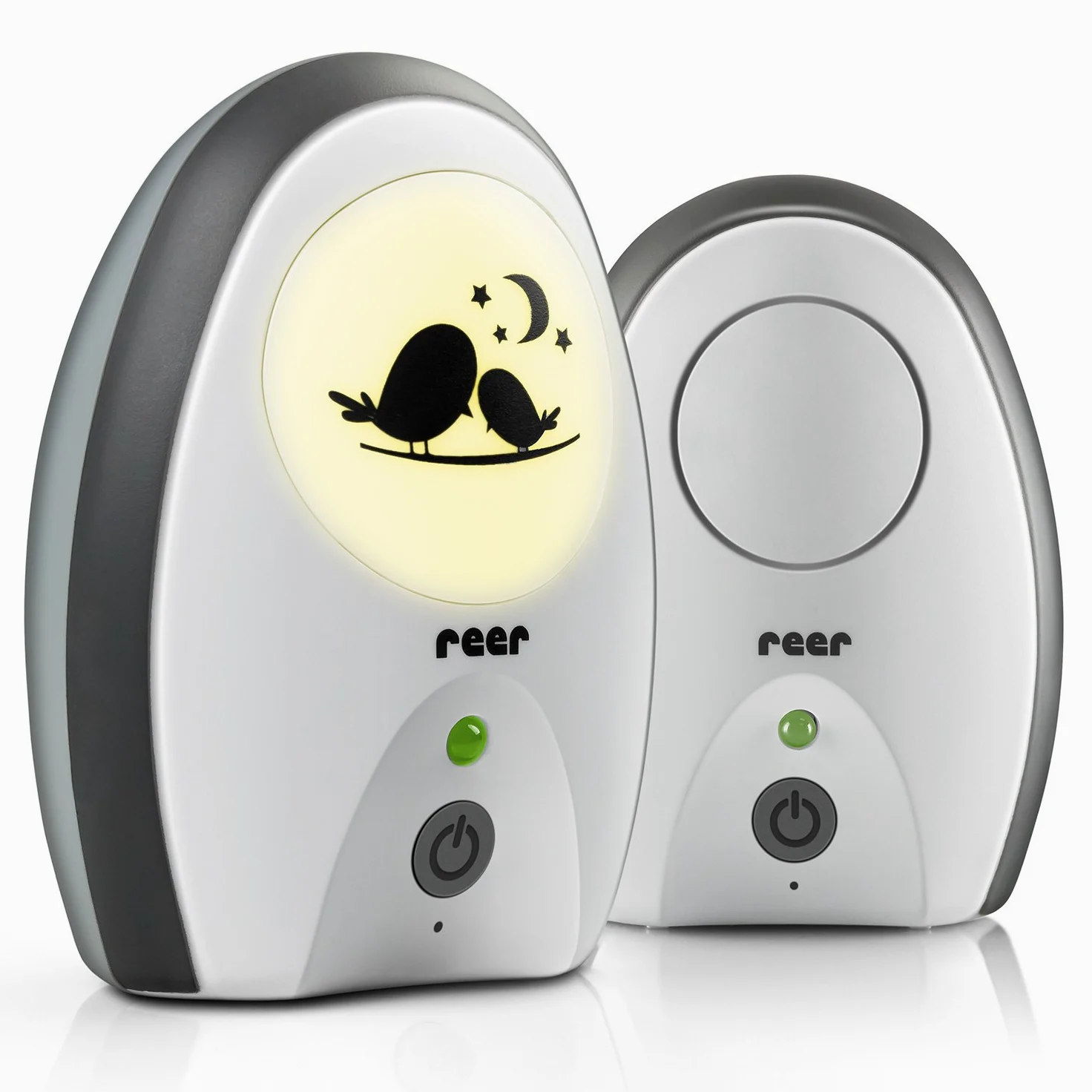 Reer GmbH 50070 Baby Monitor, Rigi Digital a Prova di Intercettazione, Luce Notturna, Funzione Interfono