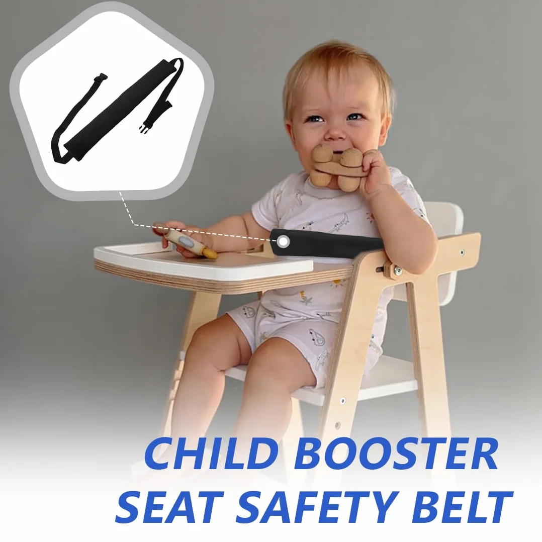 Bretelle e cinture per passeggino 1 pezzo di protezione per carrello della spesa per seggiolone per bambini, cinghia di sicurezza per sedia da pranzo, seggiolino portatile per bambini(nero)