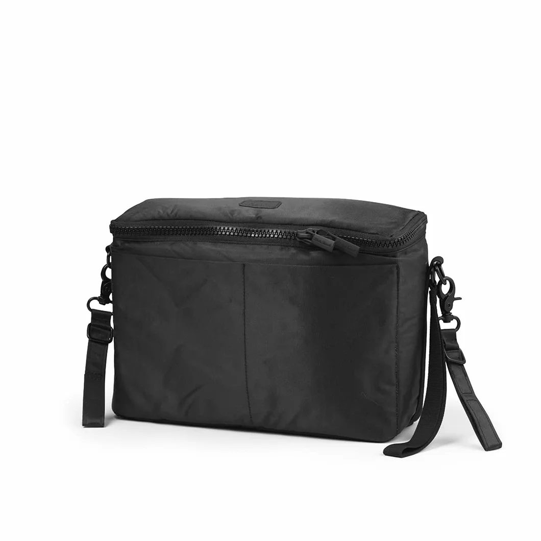 Elodie Details Borsa organizer per carrozzina, borsa portaoggetti universale multifunzionale per bambini, colore nero brillante