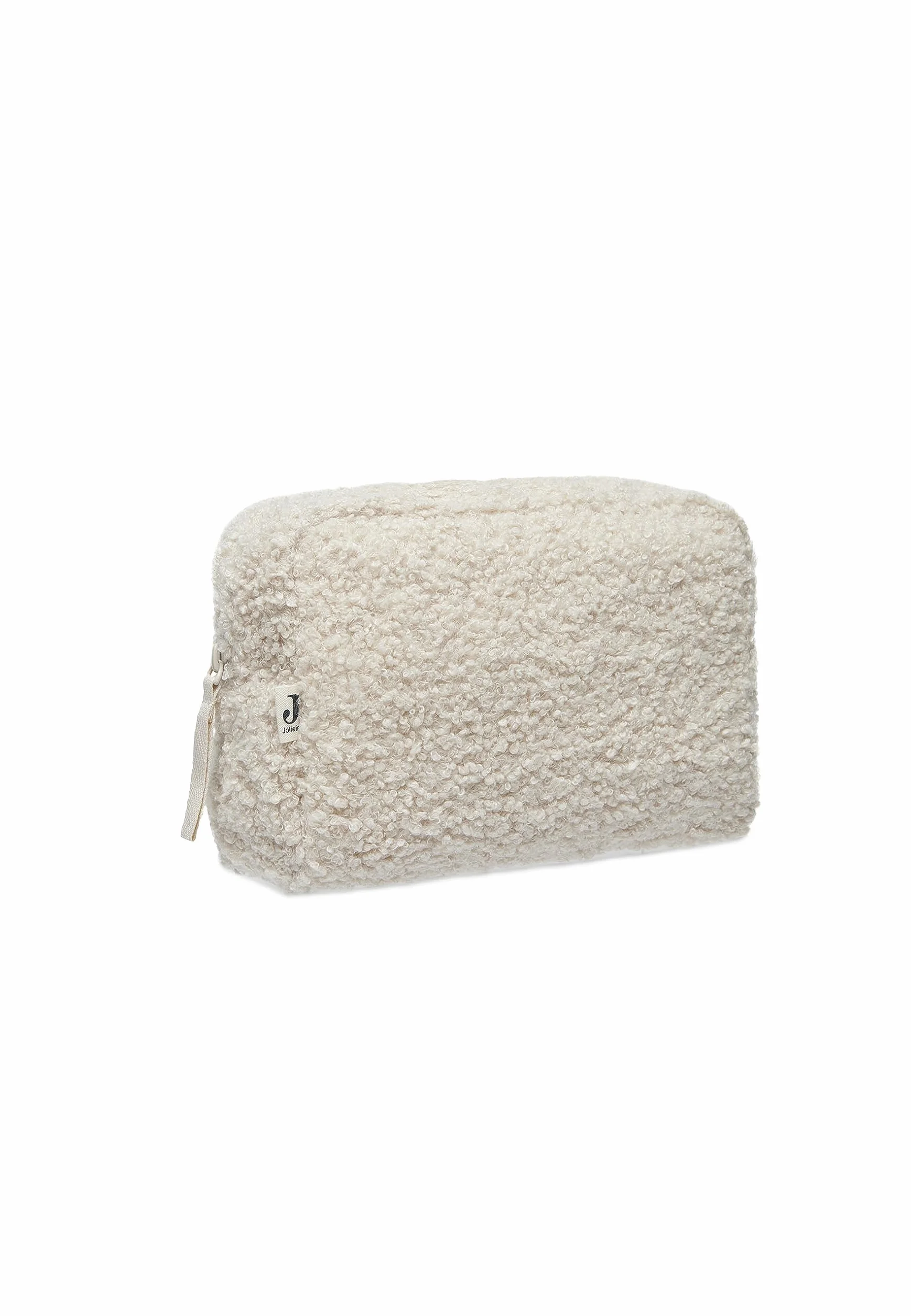 Jollein 053-577-66060 - Borsa per la cura in viaggio Boucle/Fiocco Avory, avorio, Boucle - Borsa per pannolini