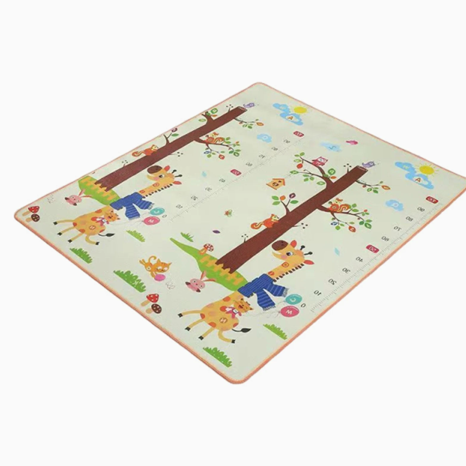 Tappeto Attività Bambini 200x180cm Tappeto Pieghevole Per Gattonamento | Tappeto Da Per Gattonamento Per Asilo Scuola Infanzia Soggiorno Camera
