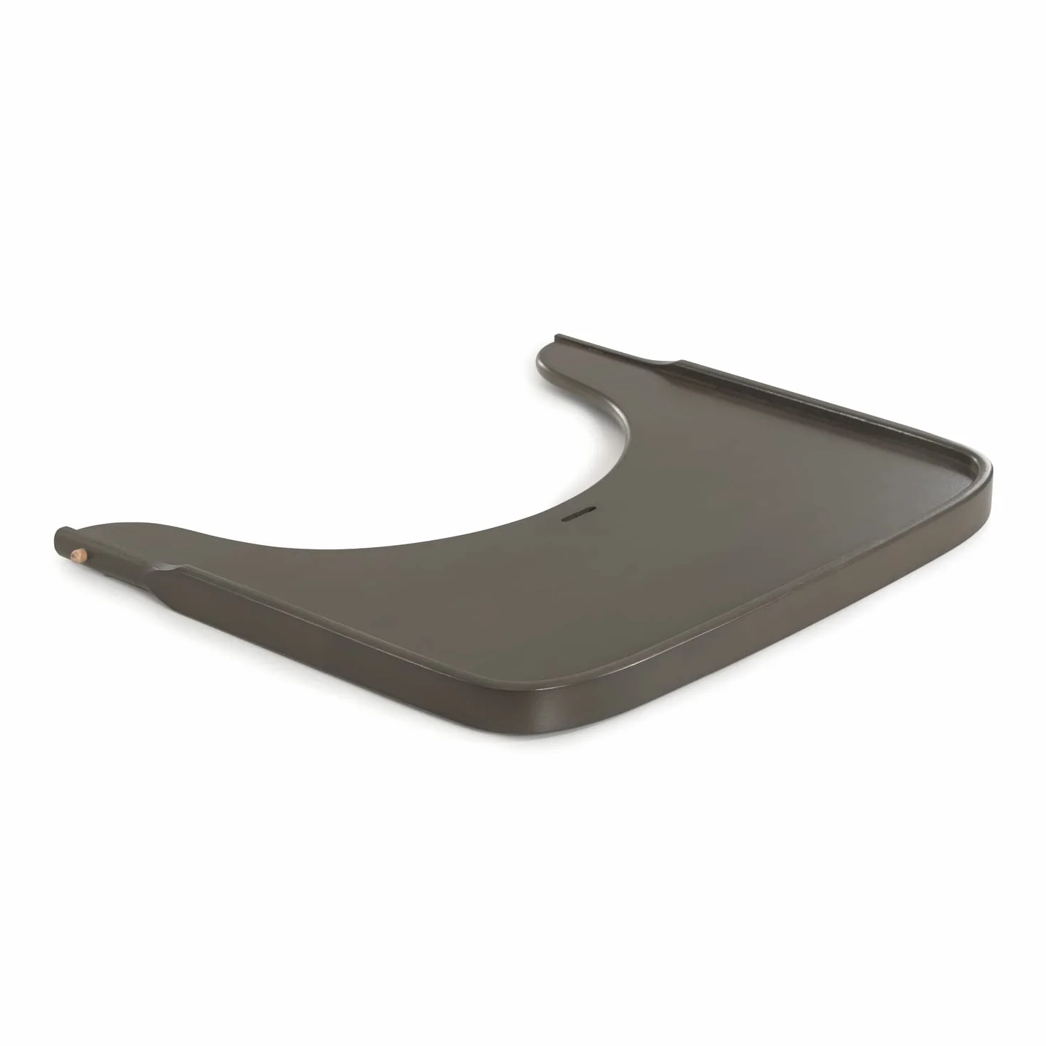hauck Alpha Wooden Tray, Carbone - Vassoio in Legno Compatibile con Seggiolone Pappa Alpha+ e Beta+ per Bambini 6-36 Mesi, con Bordo Rialzato e Cert. FSC®