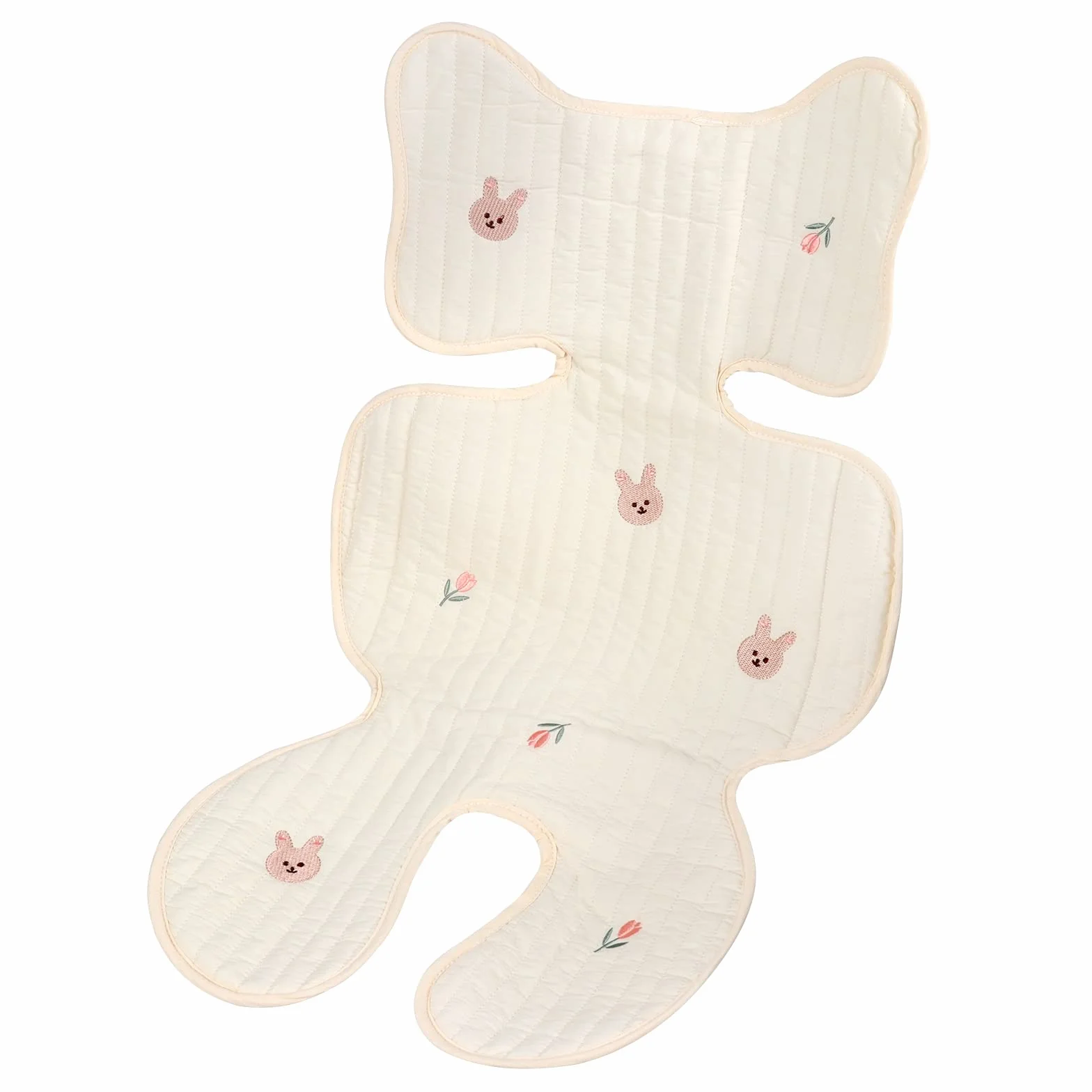 LUFEIS Cuscino per Passeggino, Materassino Passeggino Universale, Copriseduta Passeggino Antisudore, Cuscino Ovetto Auto Estivo Traspirante, Materassino per Passeggino Seggiolino, Seggiolino Auto