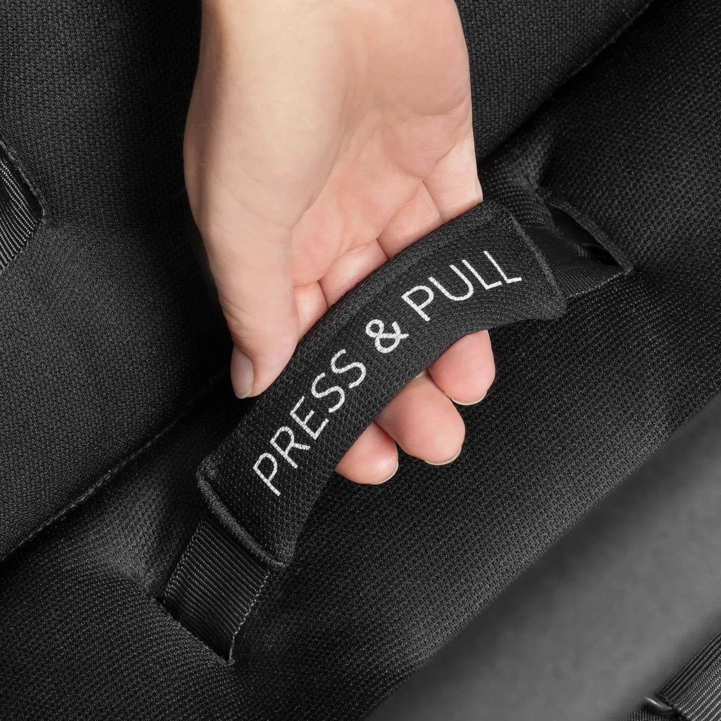 Hauck Passeggino Tre Ruote Rapid 3 per Bebè e Bambini dalla Nascita, Posizione Nanna, Portata 25 kg, Pieghevole Compatto, Regolabile in Altezza, Grandi Ruote, Grande Cesto, Nero