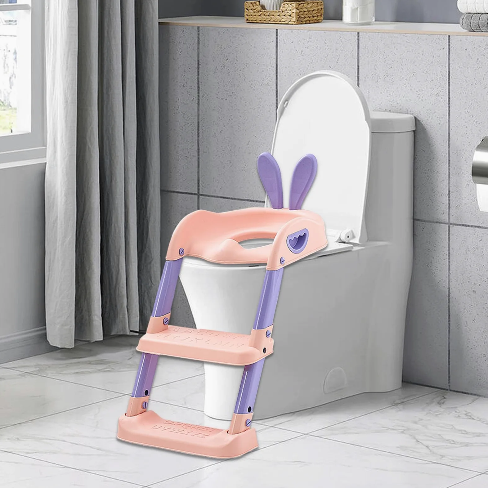 Sedile per il bagno, sedile del bagno per bambini Toilette di allenamento | Vasino con manico e cuscinetti anti-slip, per bambini da 6 a 10 anni bambini