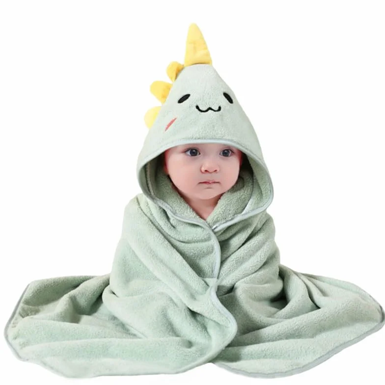 Asciugamano Neonato Morbido e Assorbente con Cappuccio, Super Assorbente e Lavabile, Asciugamano per Neonati con Animali Unico per Regalo Bimbo