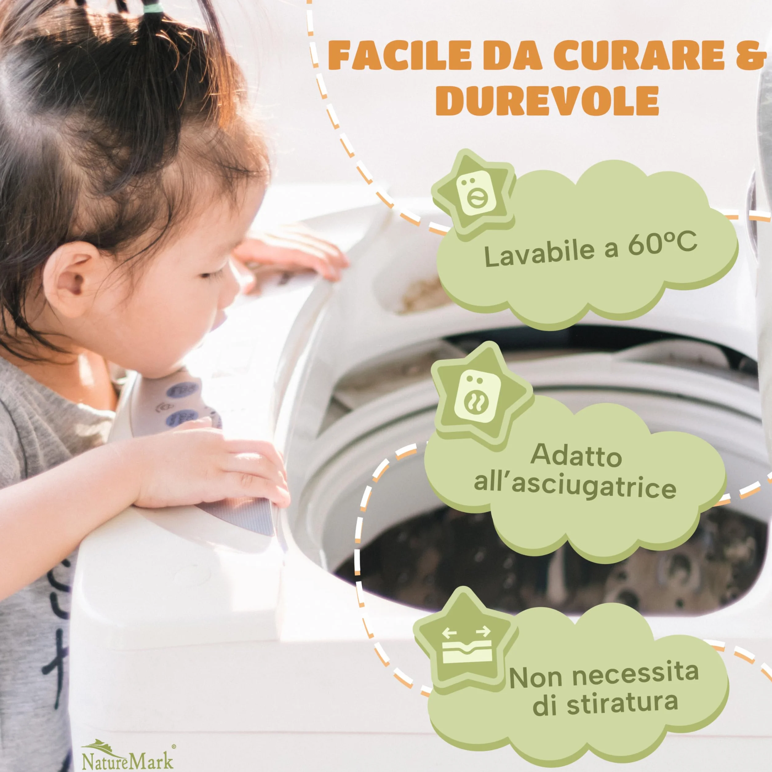 NatureMark Lenzuolo con angoli elasticizzati per bambini, 70 x 140 cm, morbido jersey, 100% cotone, set da 2 per culla e culla, rosso