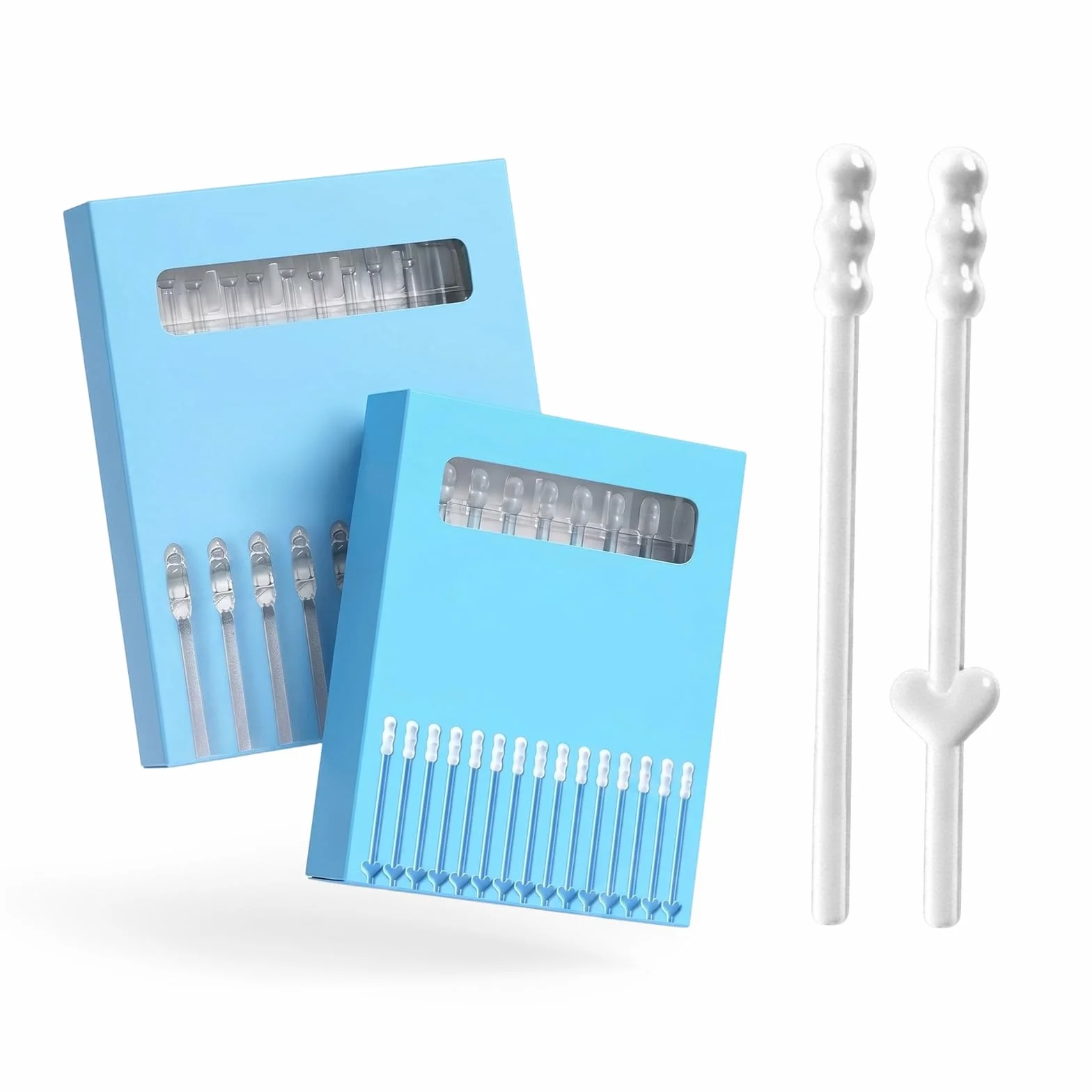 Pack of 48 Sticky Earpick Sticky Cotton Buds,Adult and Children's Sizes，Self-Adhesive Ear Cleaner Tool,Reusable Tool for Removing Earwax,Sticky Ear Hole Cleaner，Household Cleaning Supplies（S+L）