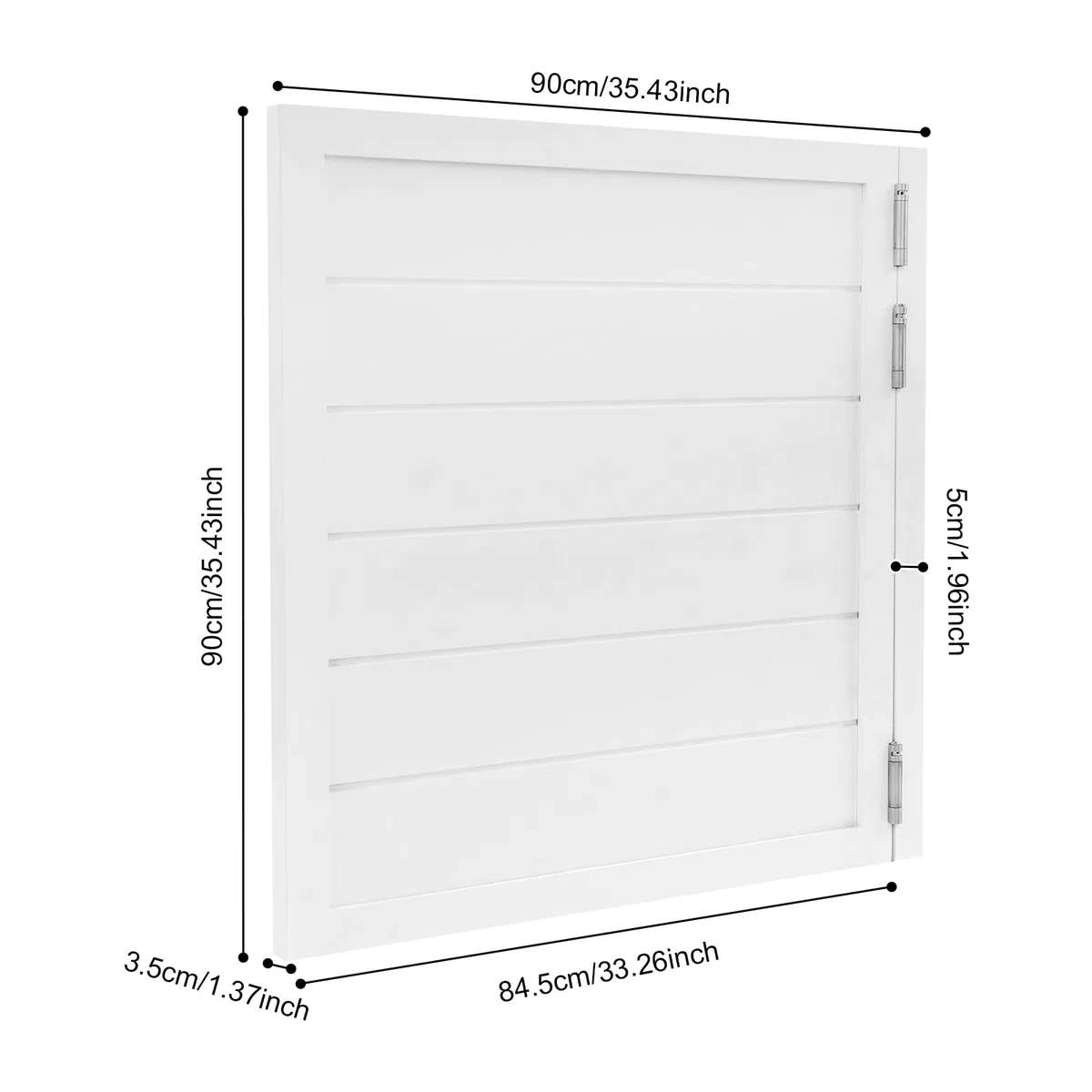 Barriera Di Sicurezza Bambino, Parco Bebe, Barriere ed Estensioni per La Sicurezza Scale per Cane Blocca Porta Bambino per Scale, Corridoi, Interno ed Esterno, 90x90 CM