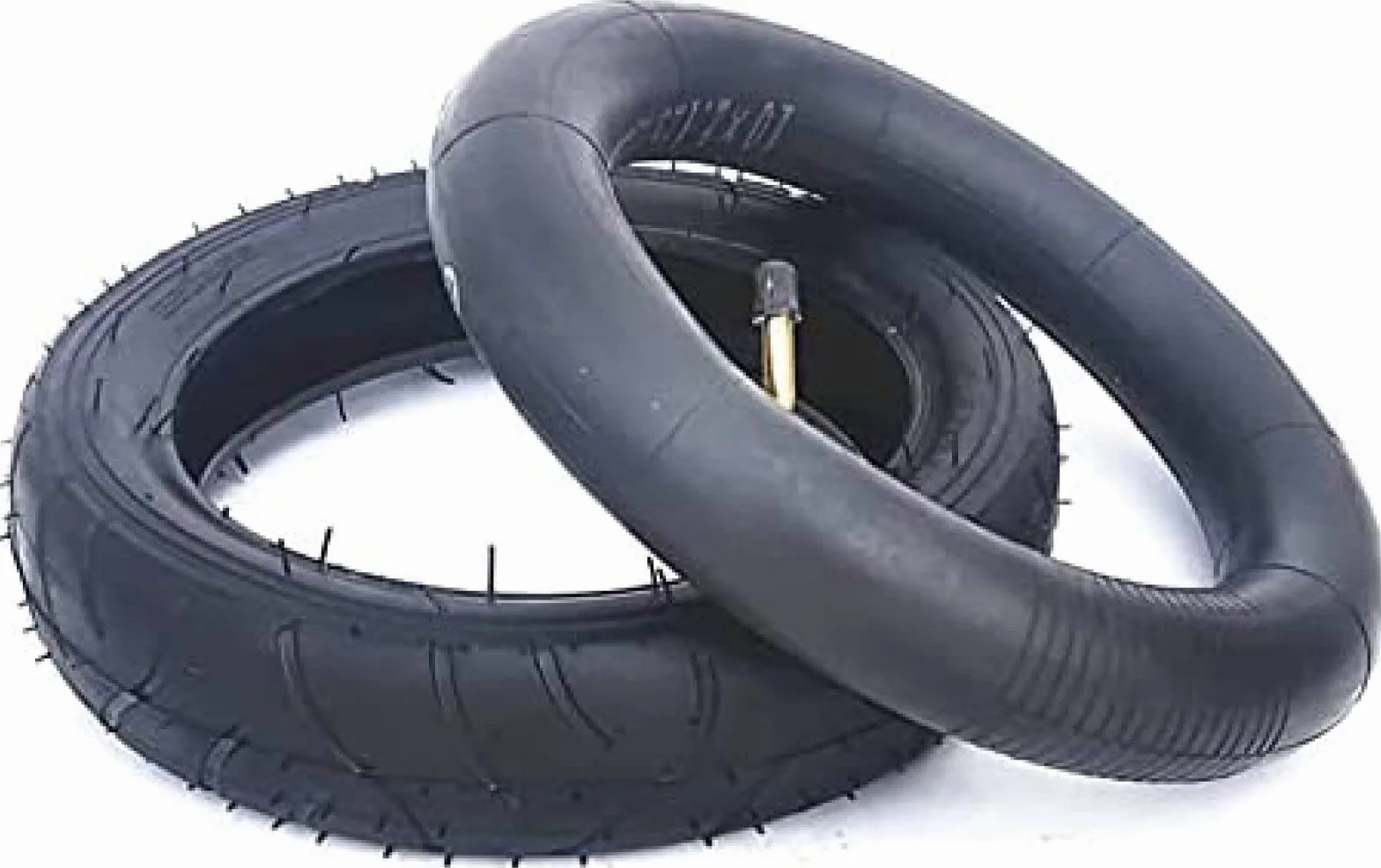 Pneumatico e Camera d'Aria di Ricambio per Tutti Gli Usi, Pneumatici 260X55/255X55 con camere d'Aria, Pneumatico Gonfiabile da 10" per Ruota del Triciclo con Ruota per Passeggino